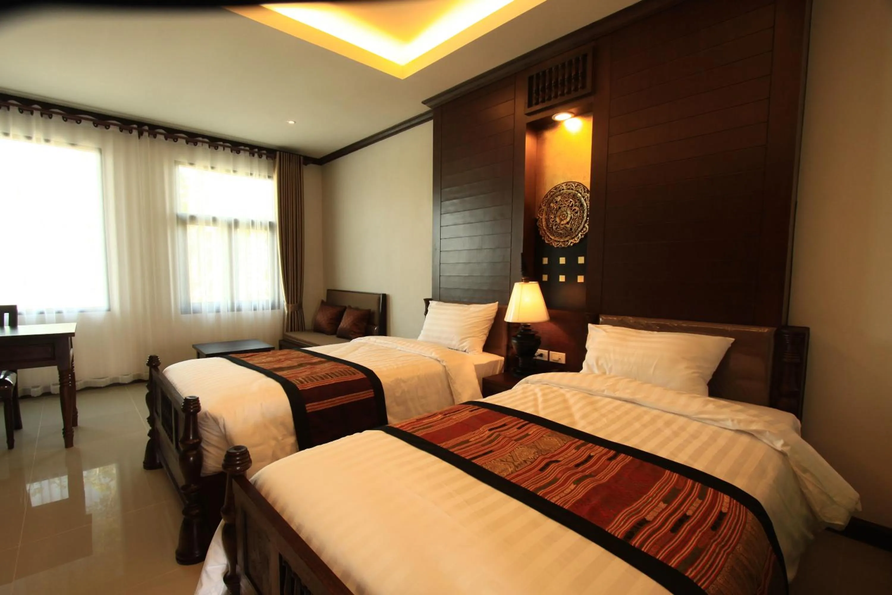 Bed in Baan Ratchiangsaen