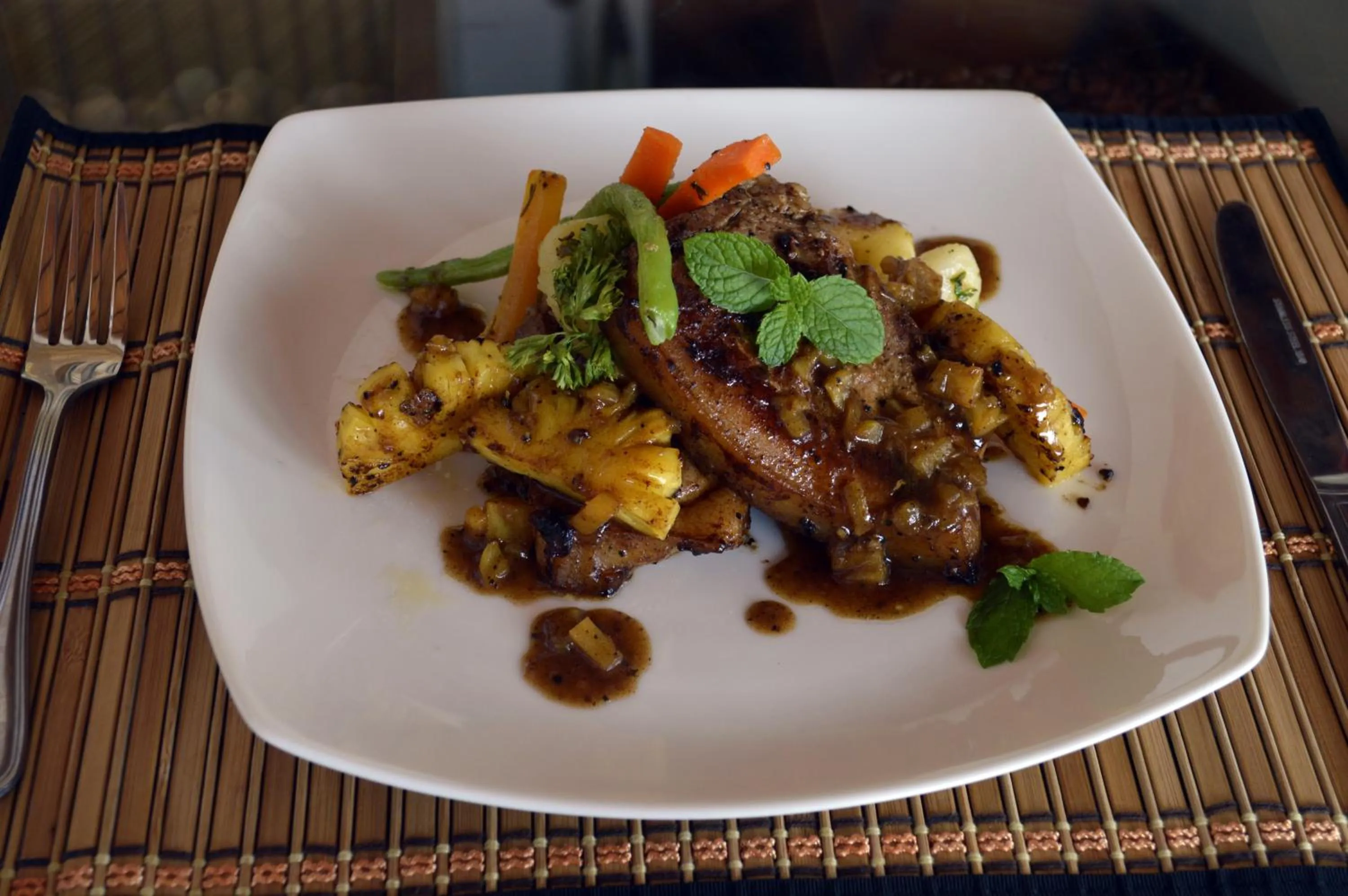 Food close-up in Villa Baywatch, Rumassala