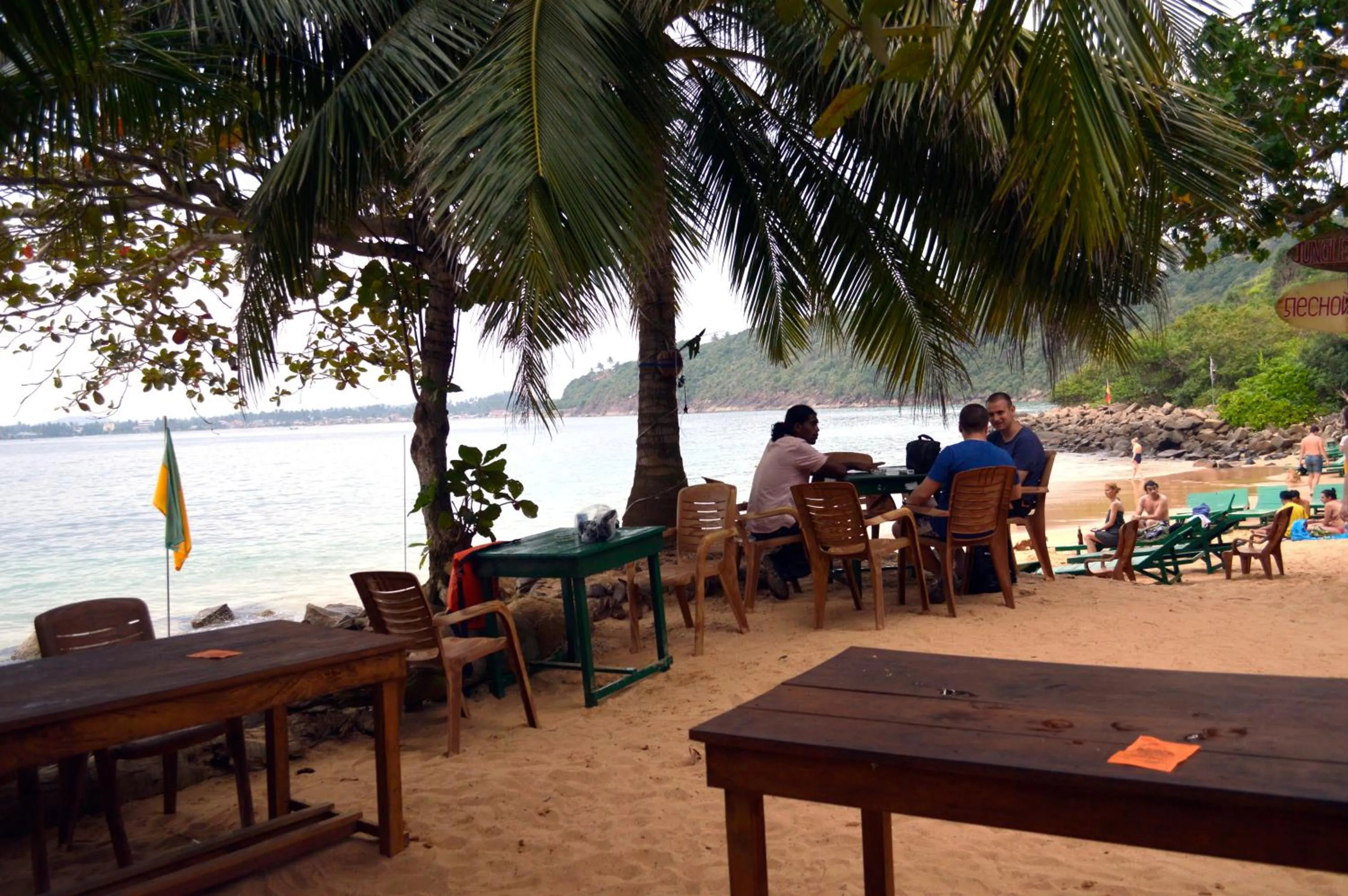 Beach in Villa Baywatch, Rumassala