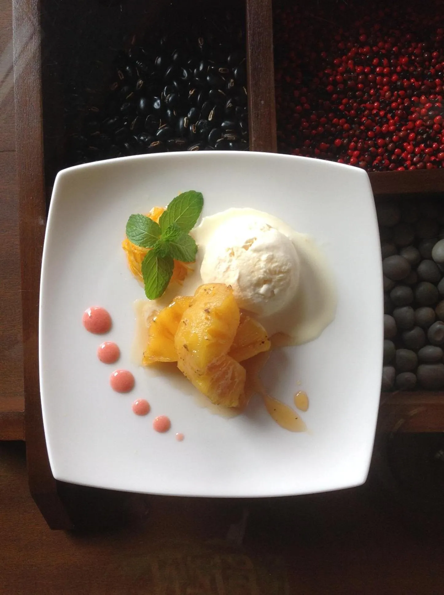 Food close-up in Villa Baywatch, Rumassala