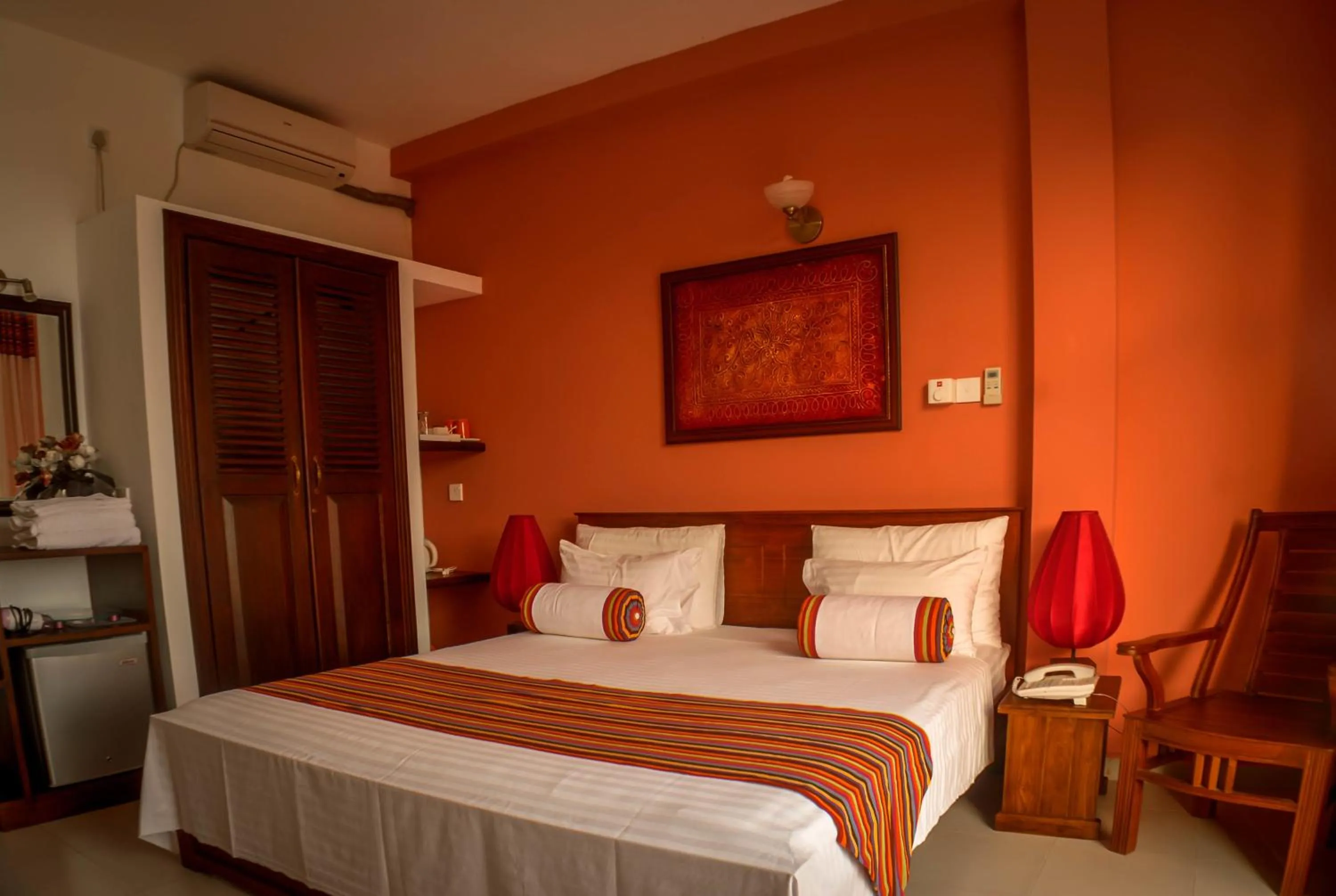 Bedroom, Bed in Villa Baywatch, Rumassala