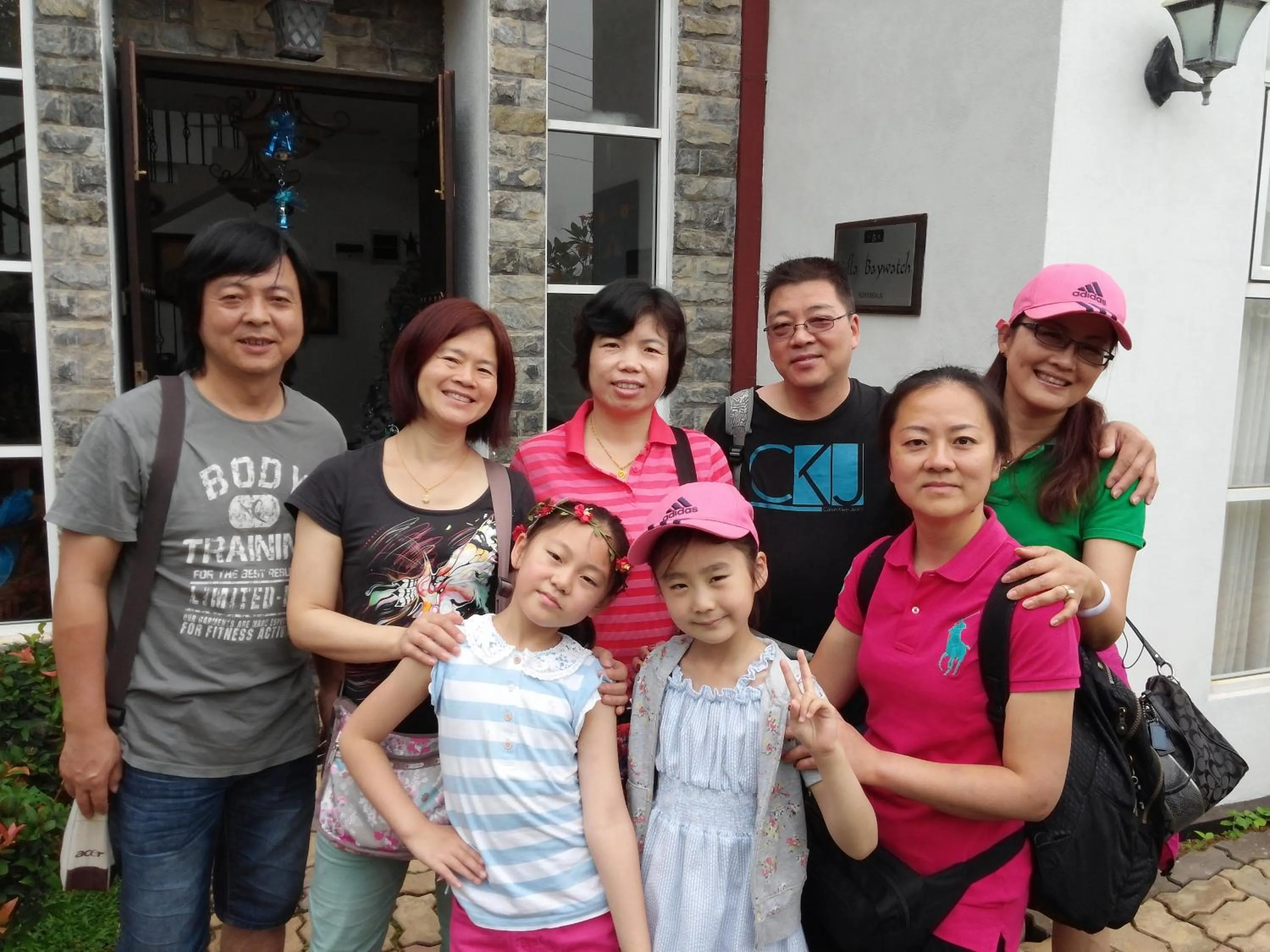 group of guests in Villa Baywatch, Rumassala