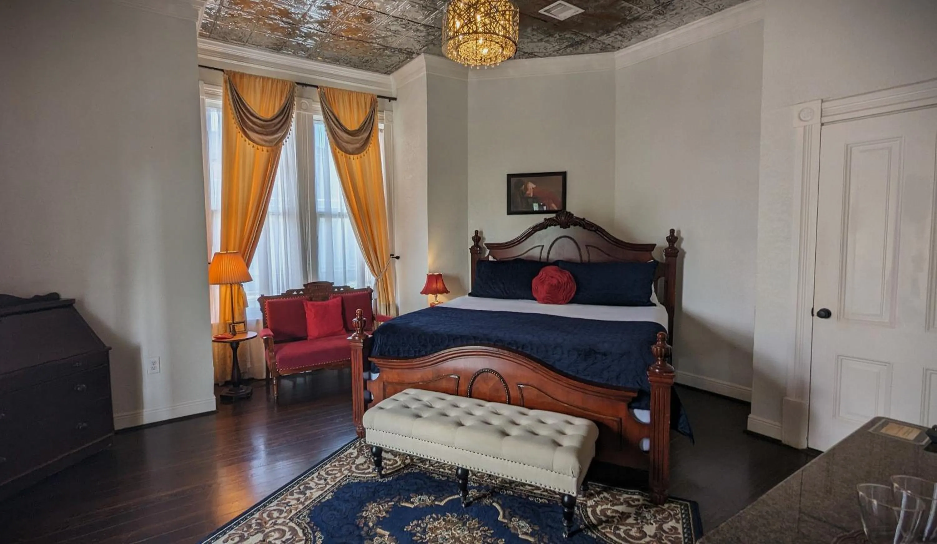 Bedroom, Bed in The 1890 Freeman House