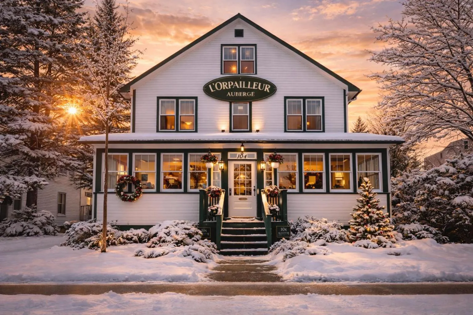 Facade/entrance in Auberge L'Orpailleur
