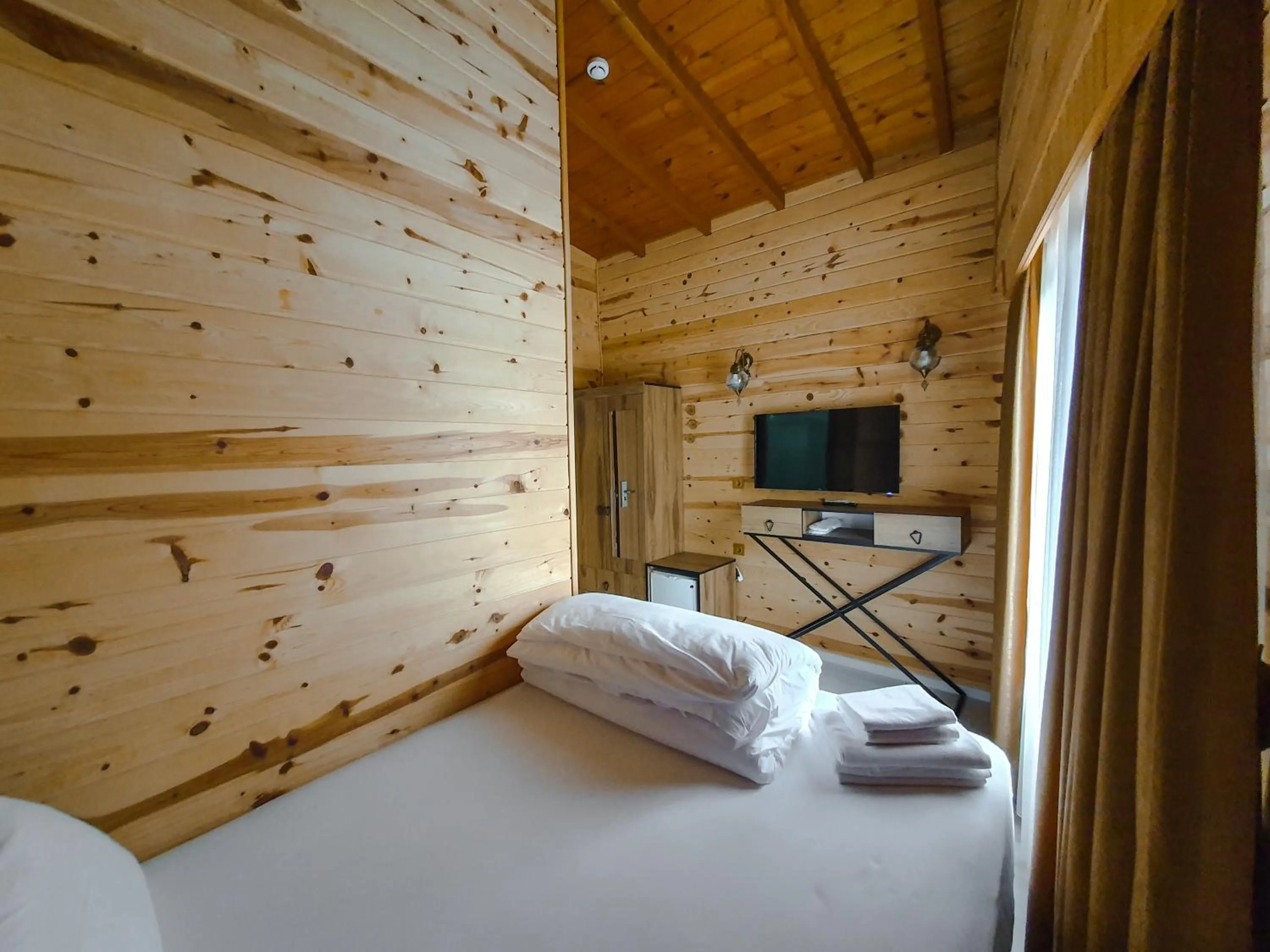 Bed in Sarı Köşk Hotel