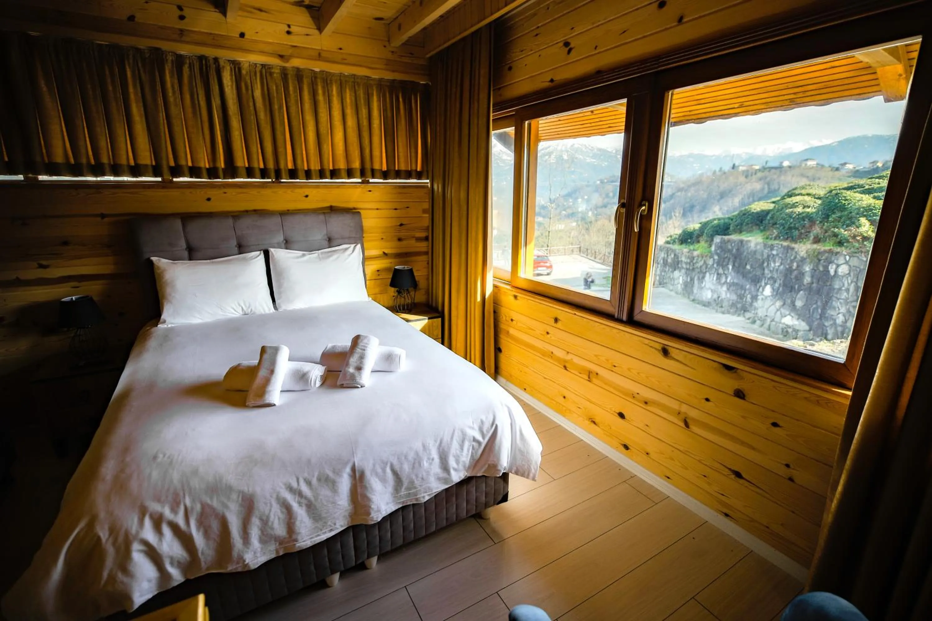 Bed in Sarı Köşk Hotel