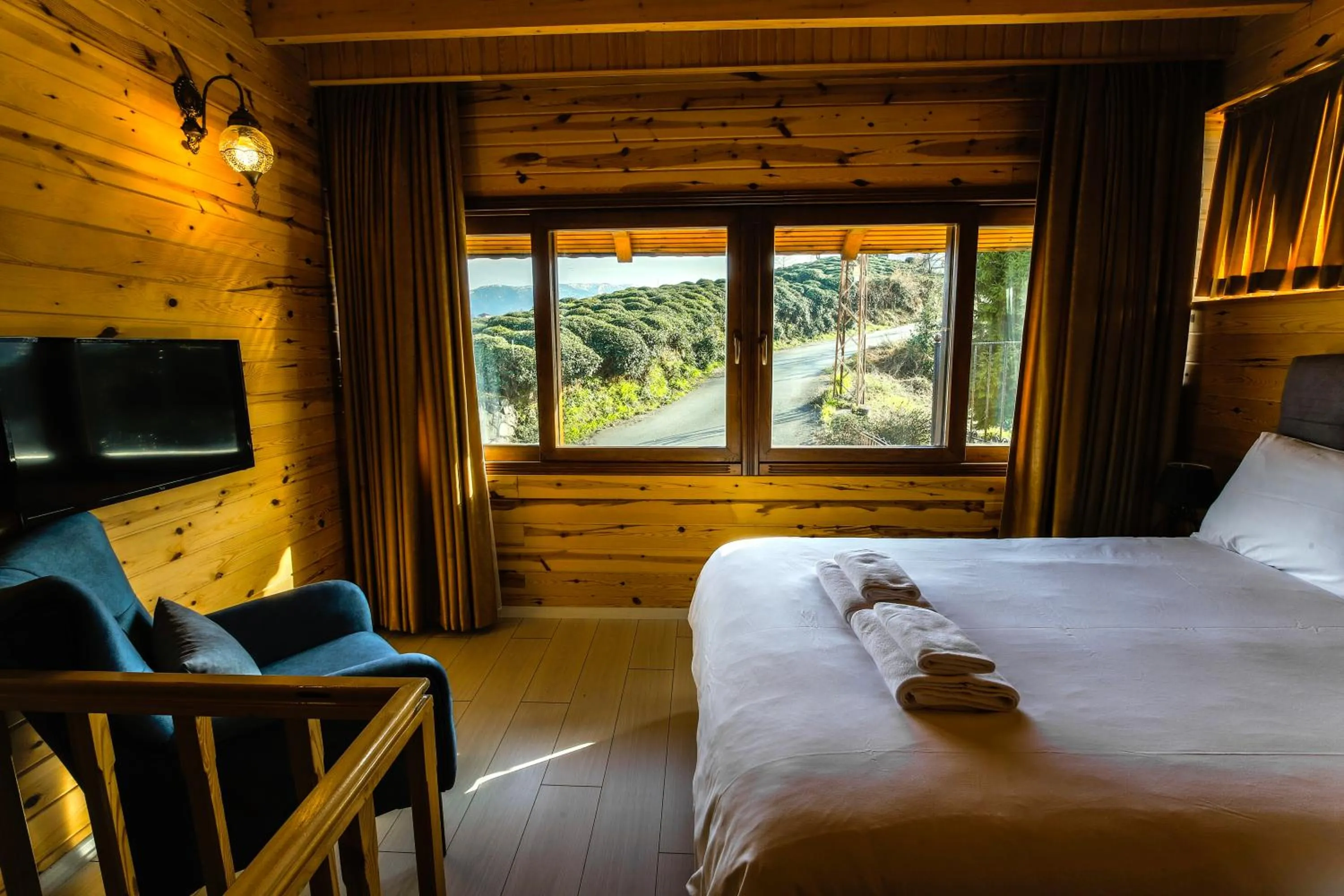 Bed in Sarı Köşk Hotel