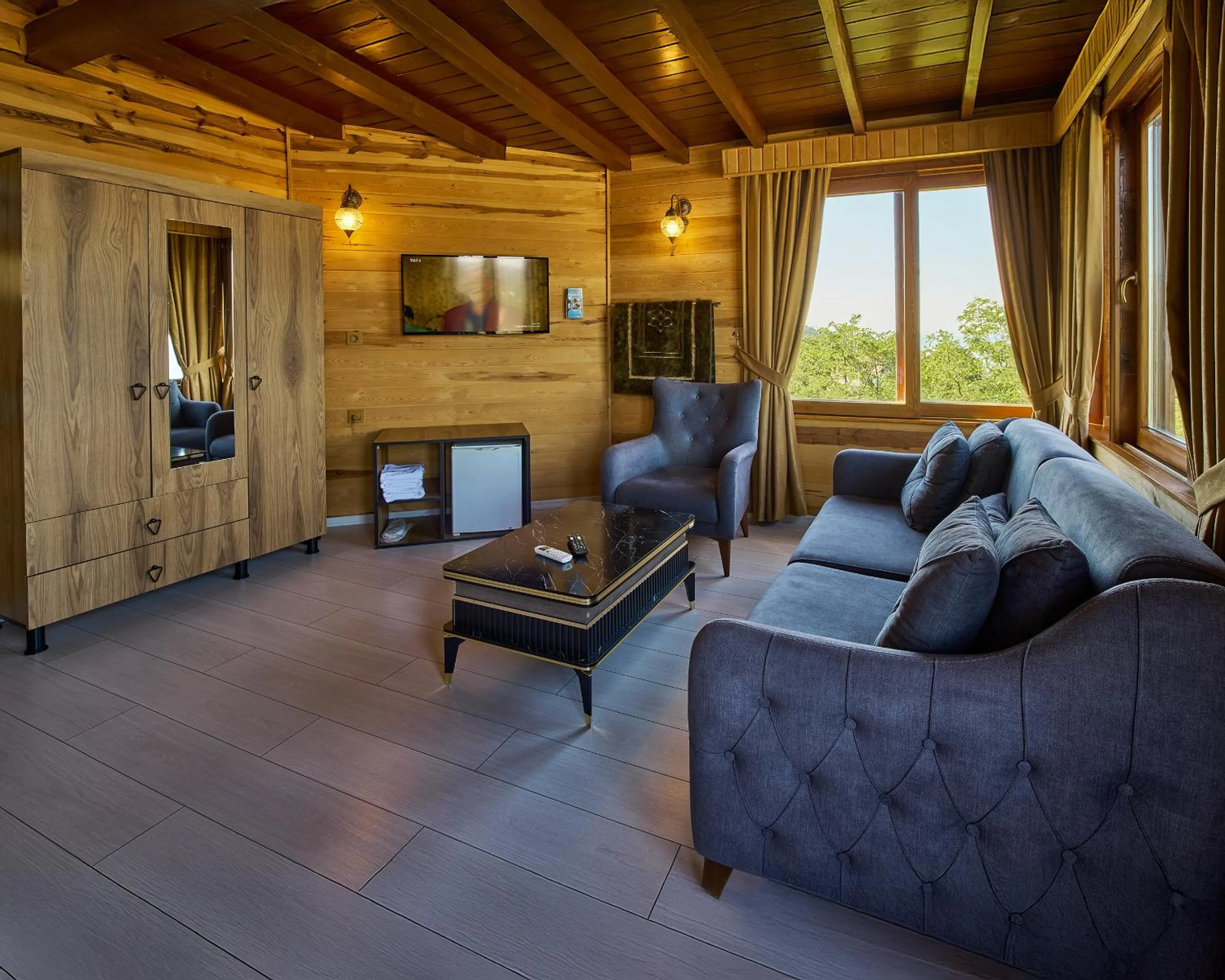 Living room in Sarı Köşk Hotel