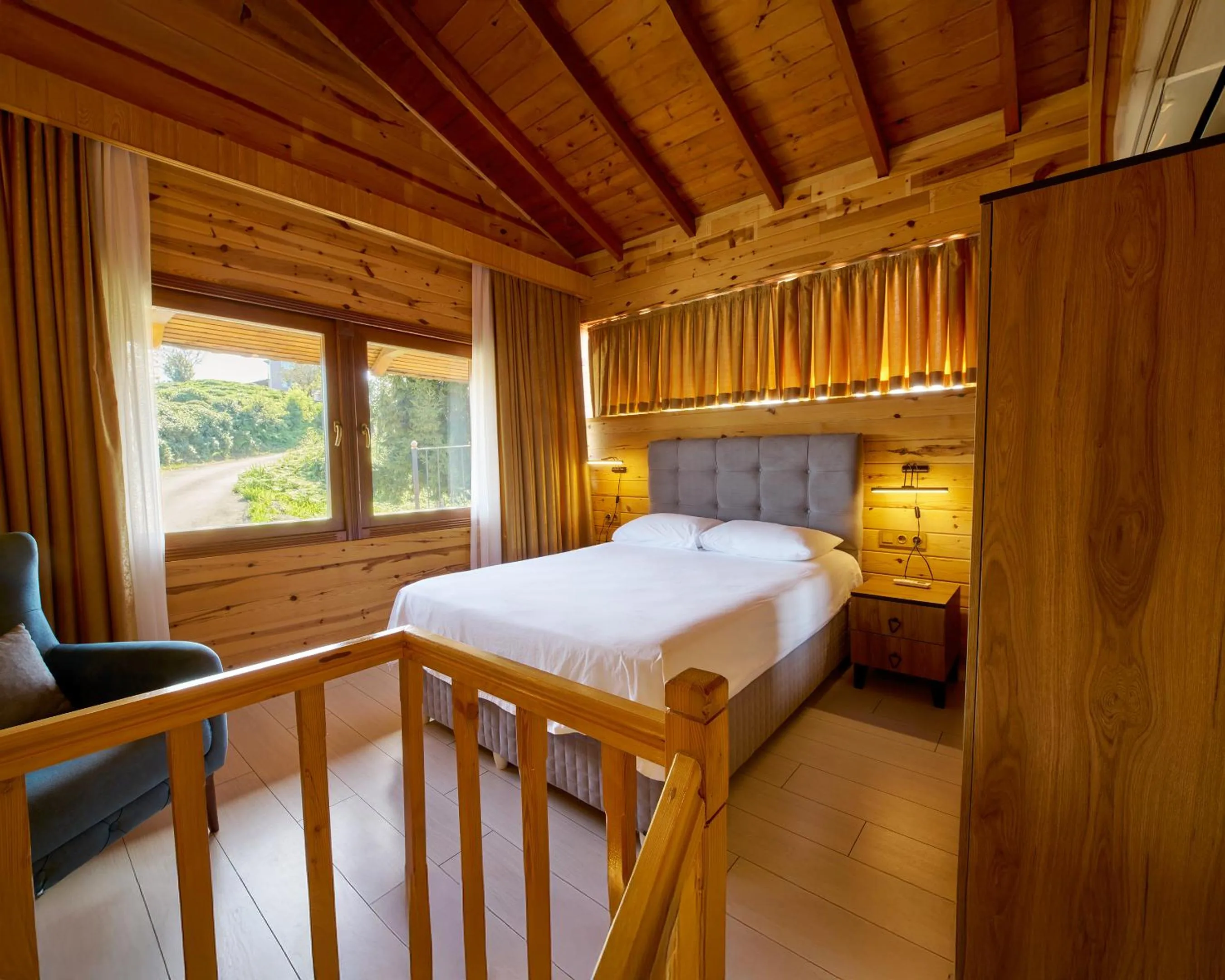 Bed in Sarı Köşk Hotel