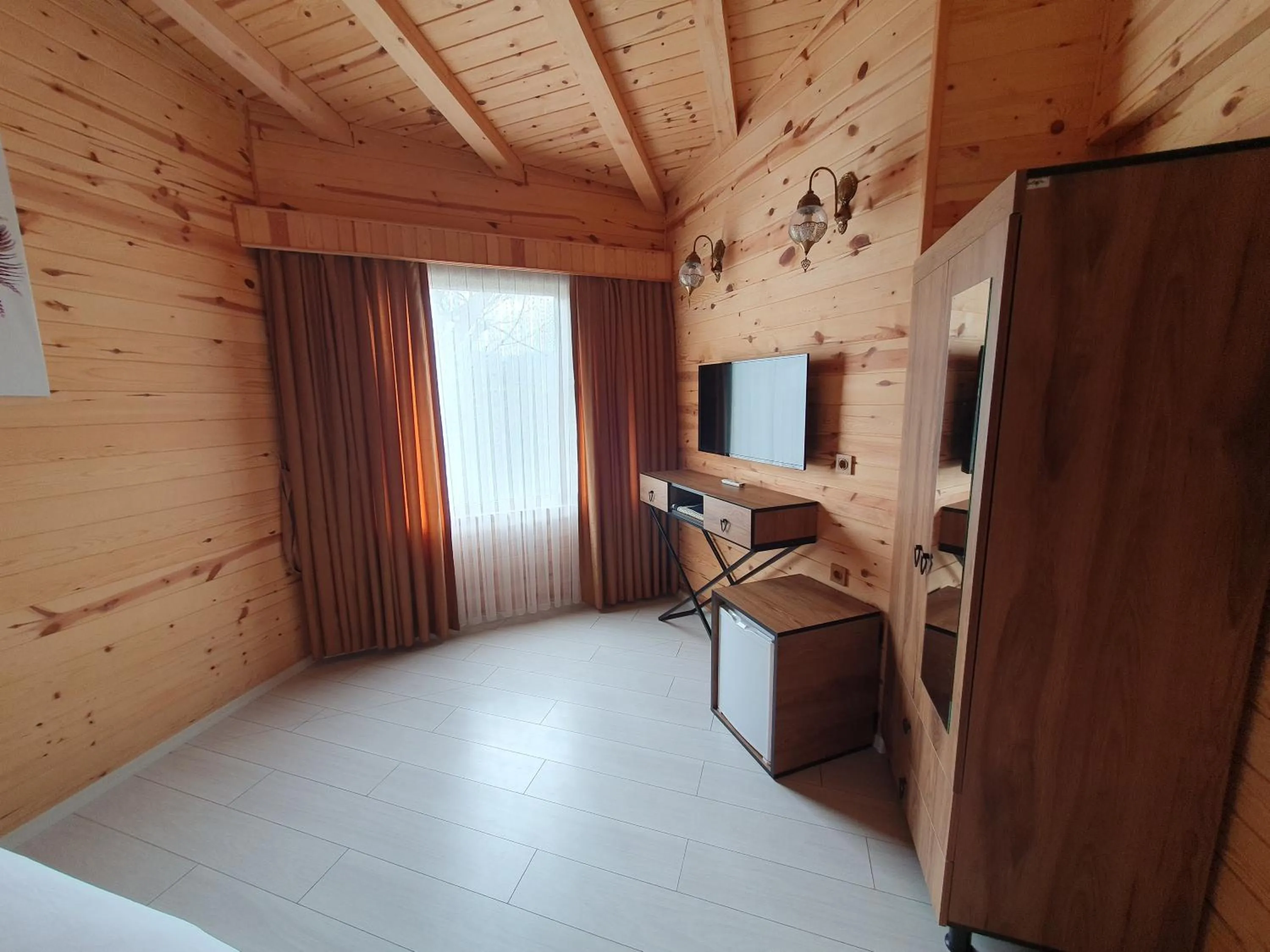 Bed in Sarı Köşk Hotel