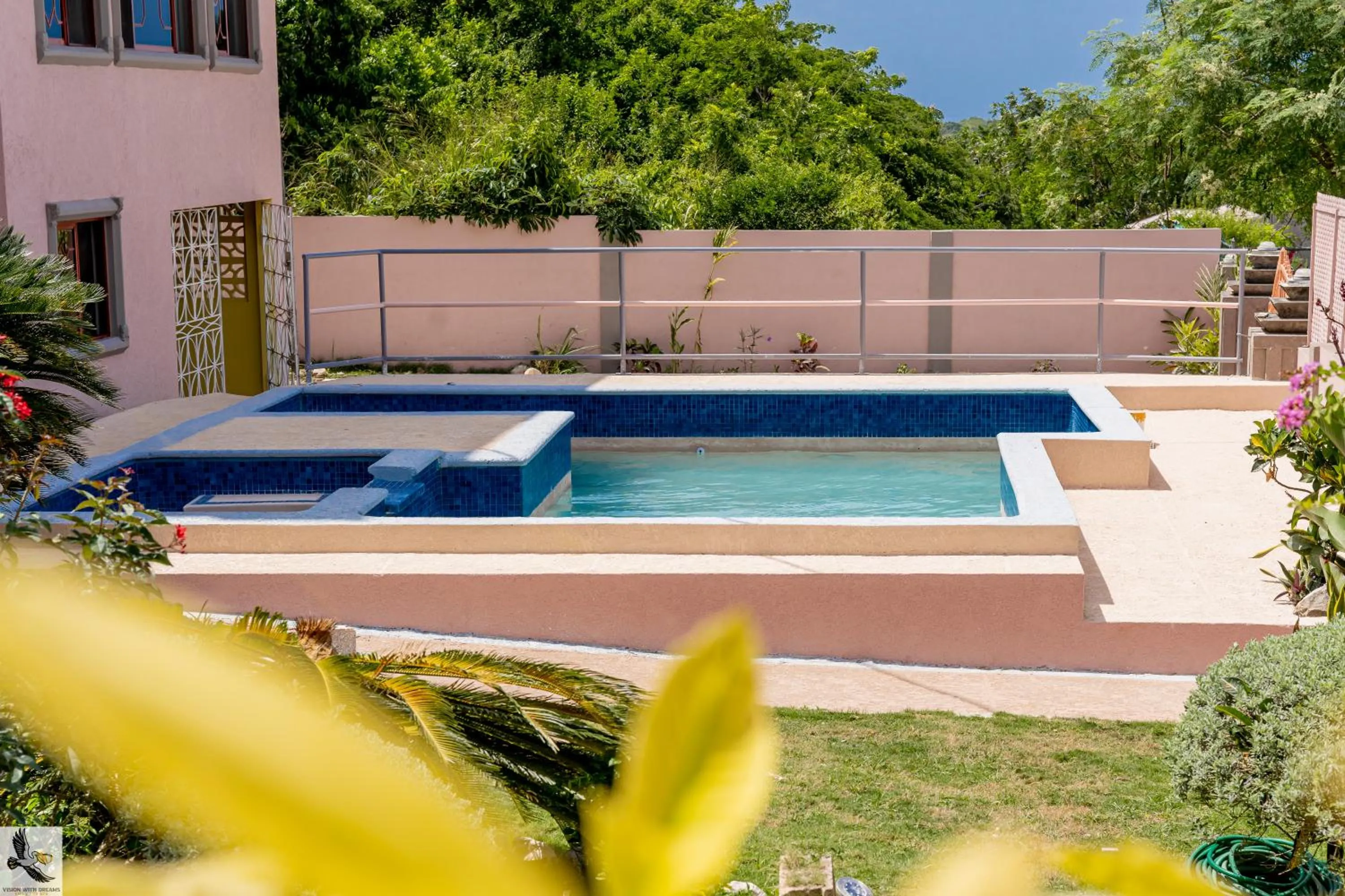 Pool view in Vision with Dreams VIlla