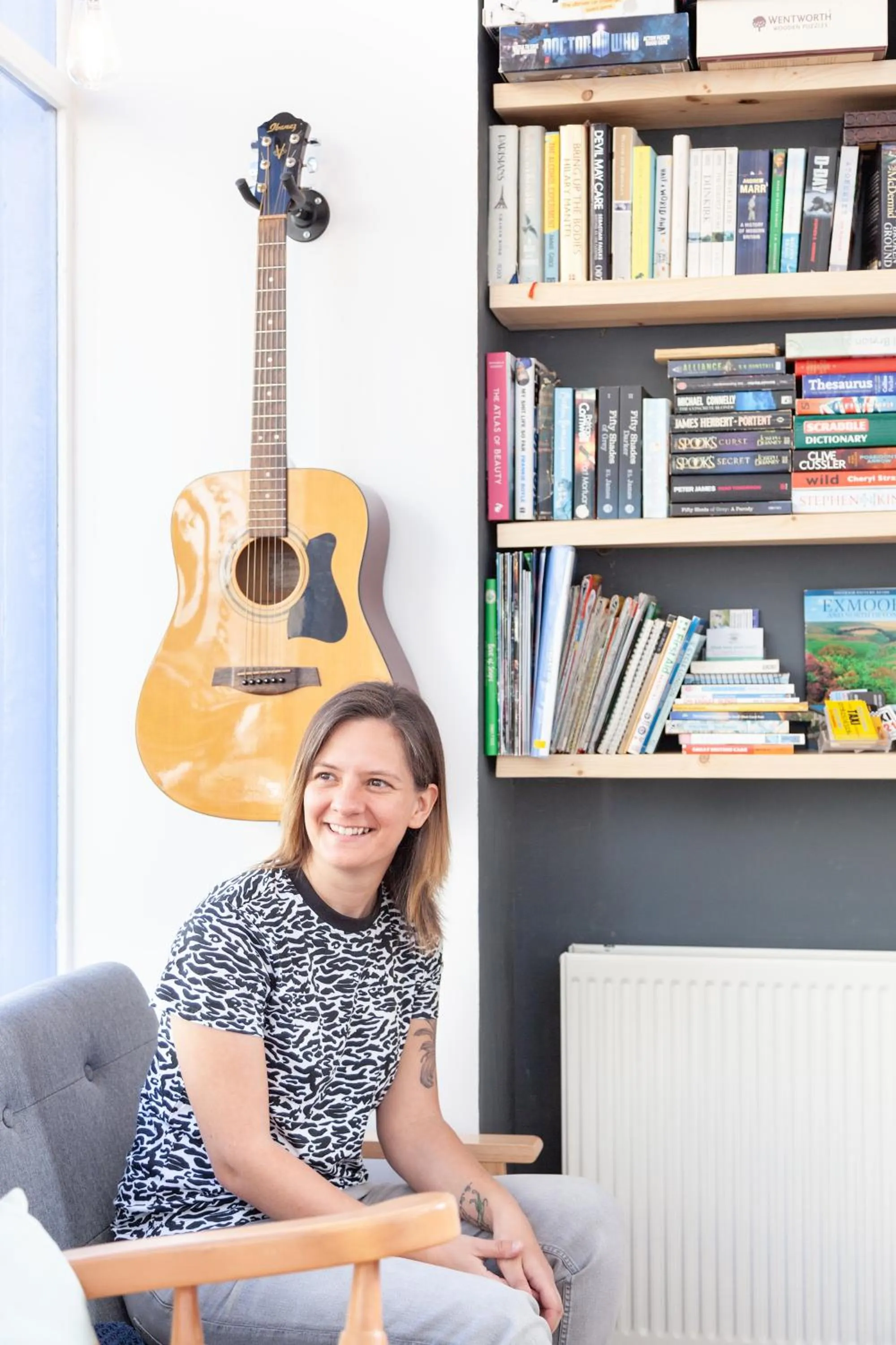 Library in Ocean Backpackers self-catering hostel