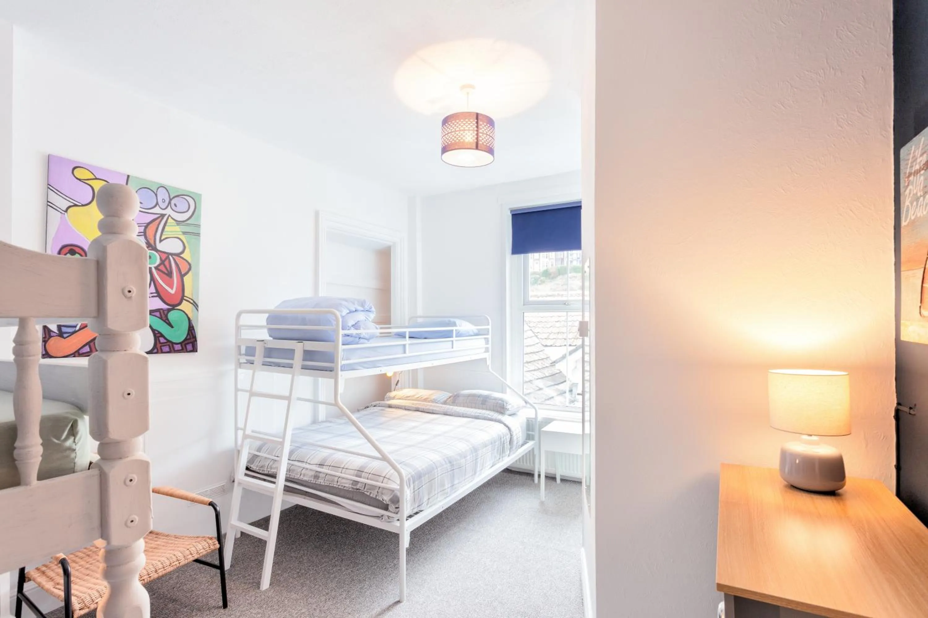 Shower, Bed in Ocean Backpackers self-catering hostel