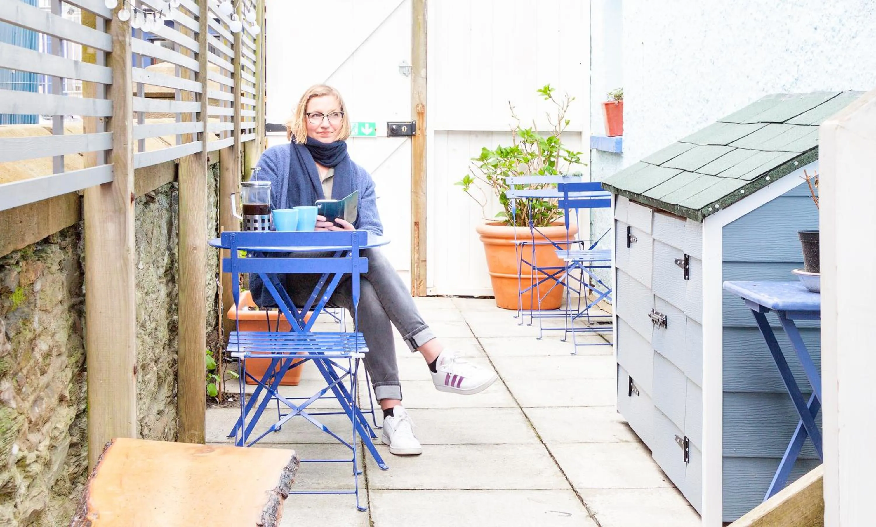 Garden in Ocean Backpackers self-catering hostel