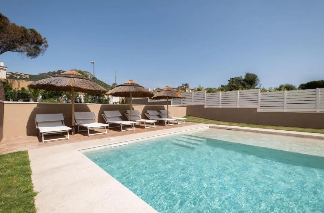 Patio in Villa Escargot Luxury in Costa Rei Beach