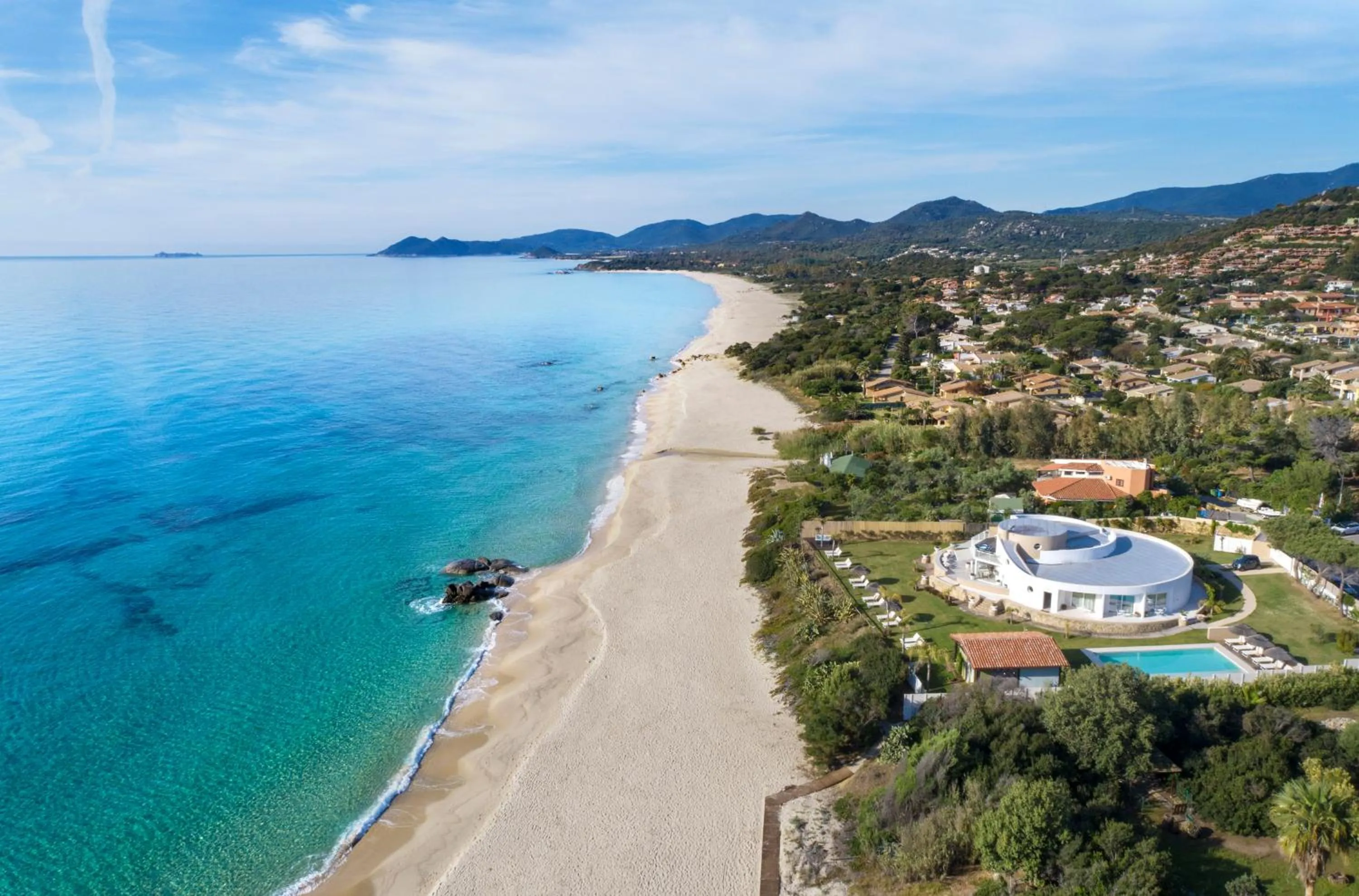 Property building in Villa Escargot Luxury in Costa Rei Beach