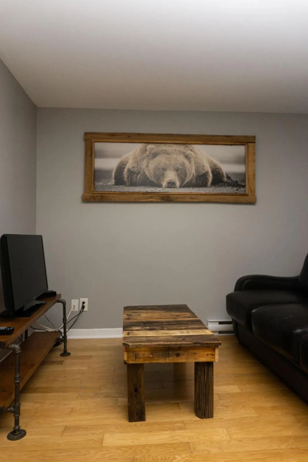 Seating Area in Condo Hotel Au pied du Mont Orford