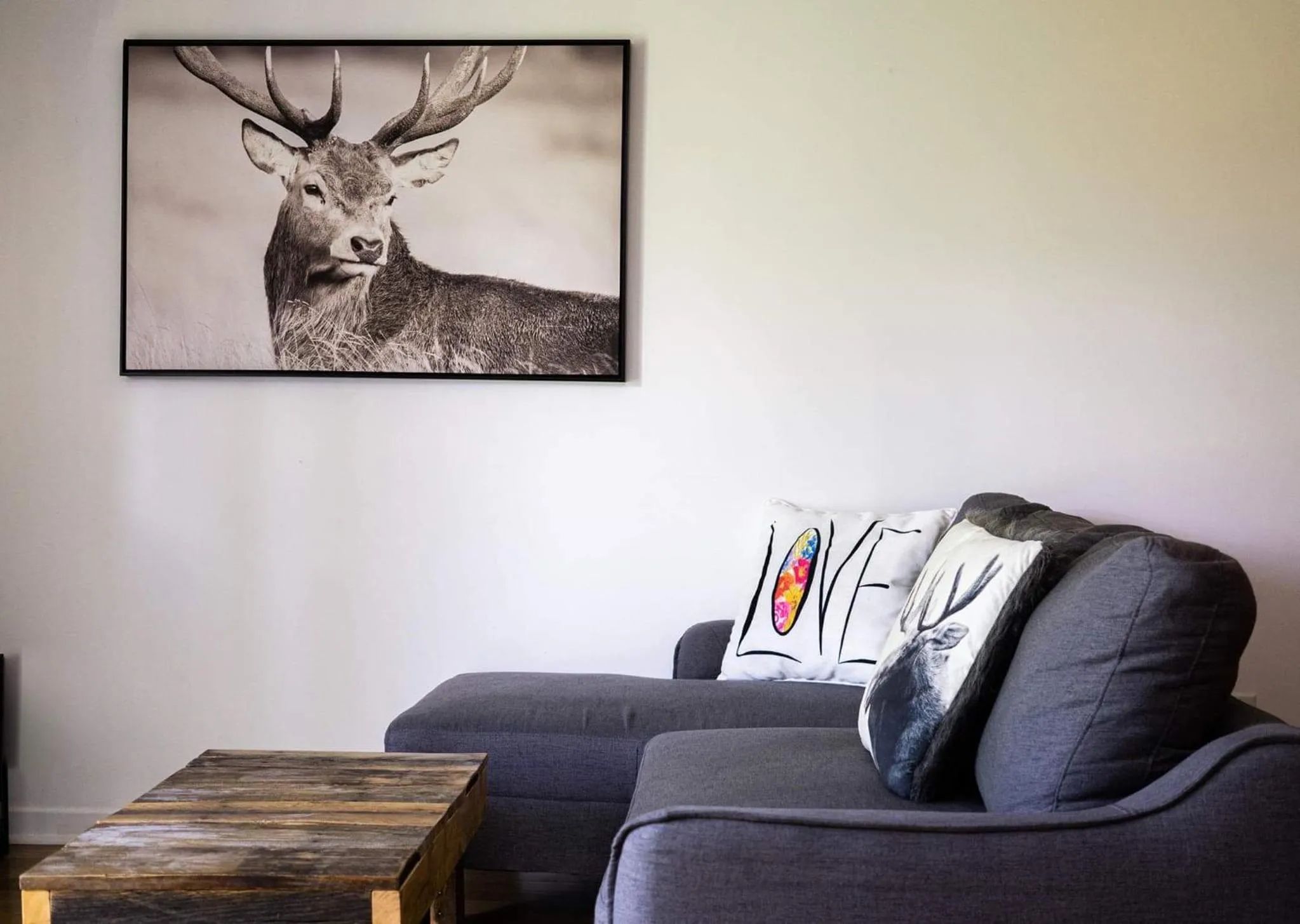 Seating Area in Condo Hotel Au pied du Mont Orford