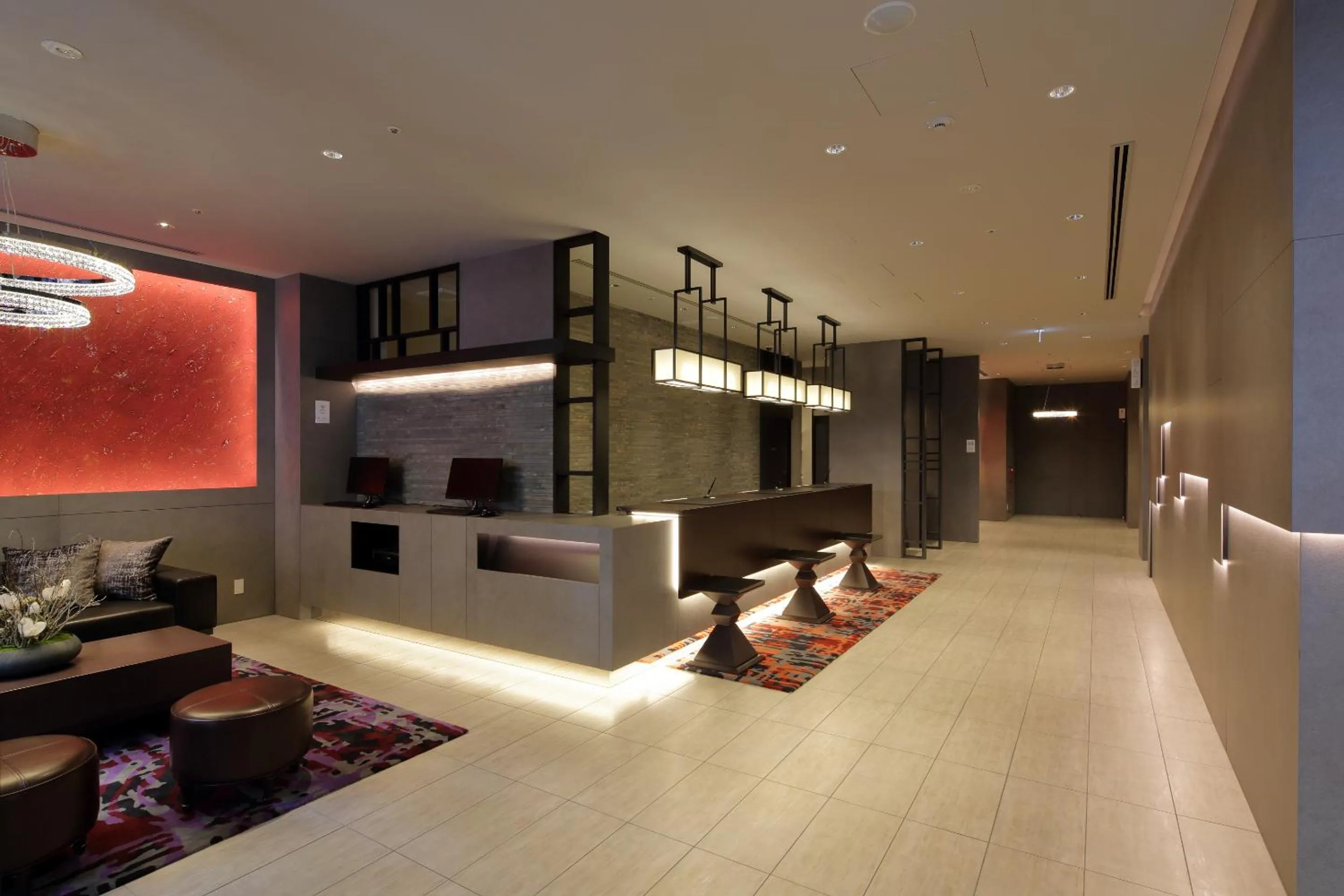 Lobby or reception in Via Inn Umeda