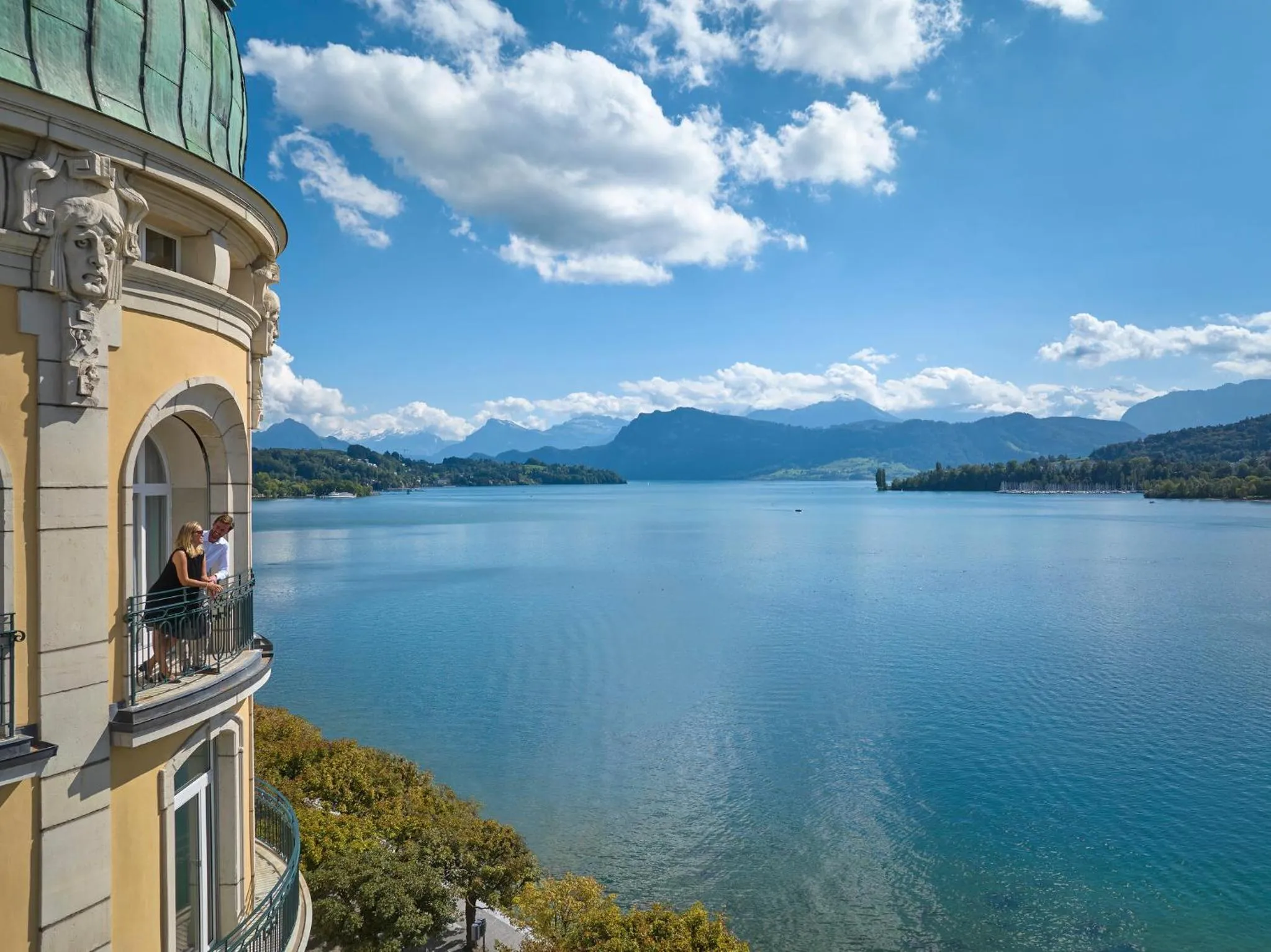 Property building in Mandarin Oriental Palace, Luzern