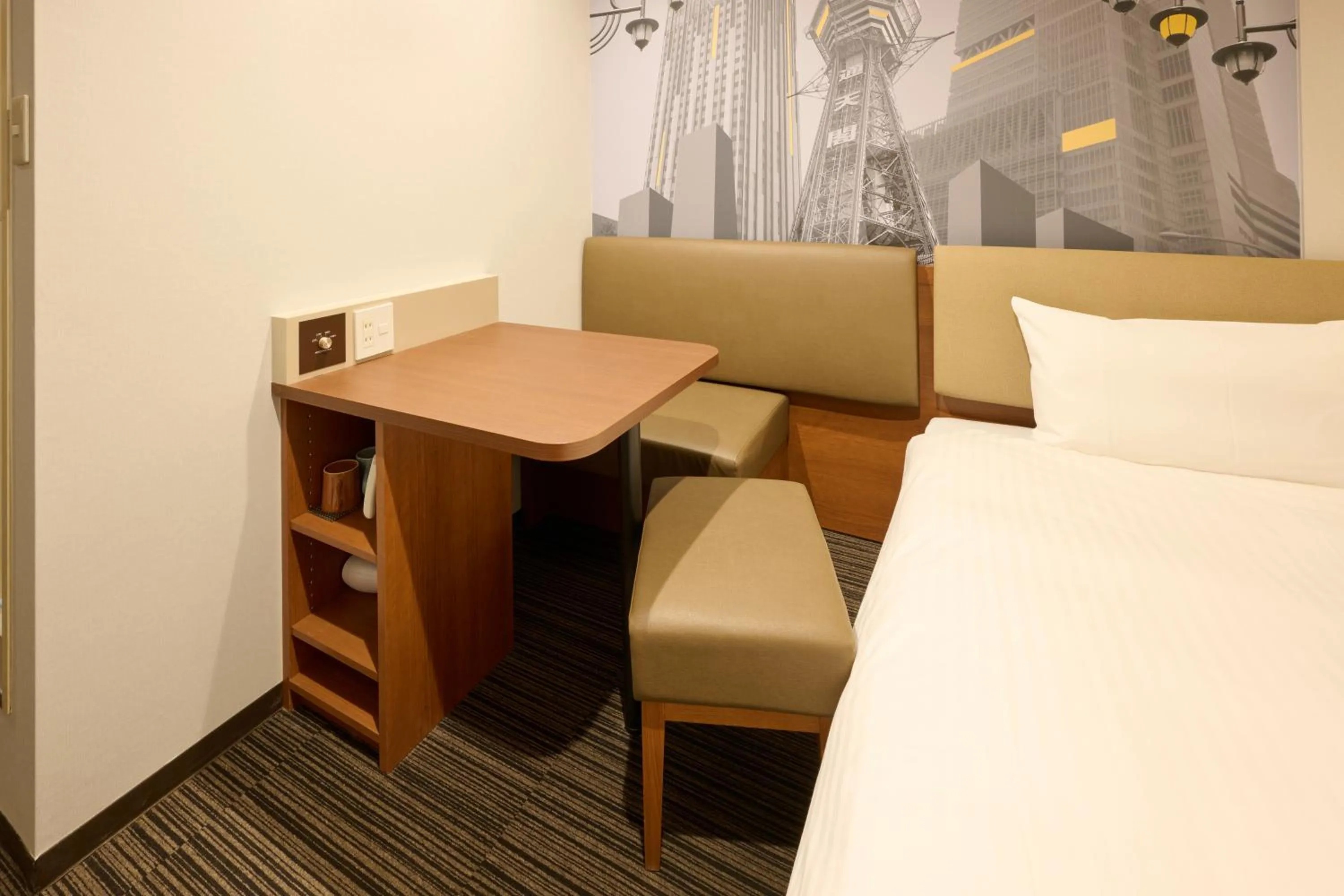 Photo of the whole room, Bed in Via Inn Shin Osaka