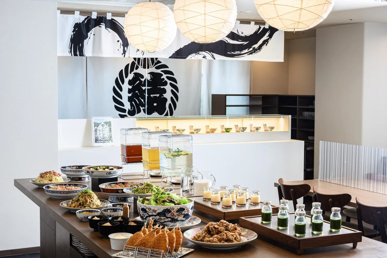 Buffet breakfast in Via Inn Shin Osaka