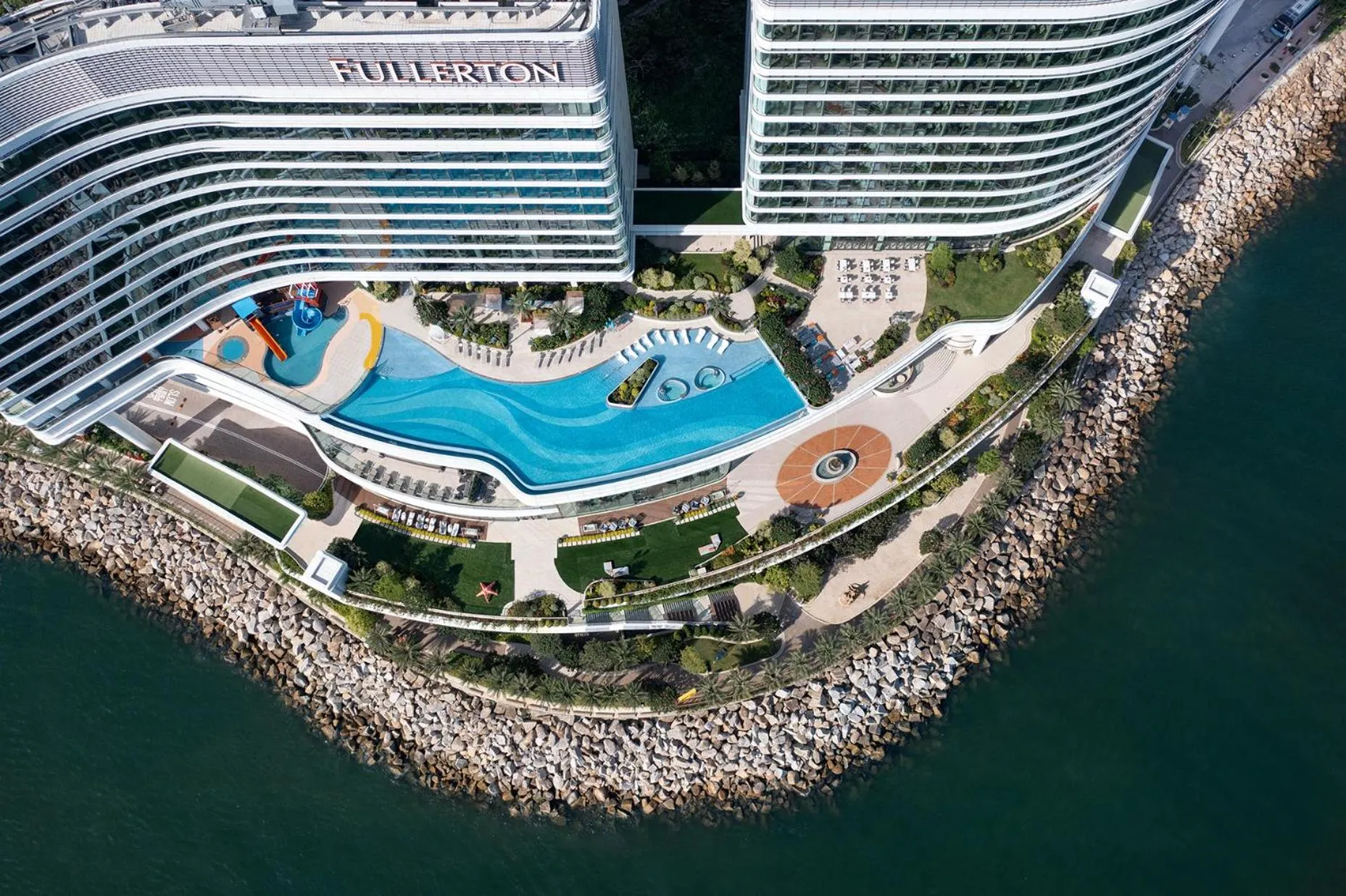 Property building in The Fullerton Ocean Park Hotel Hong Kong
