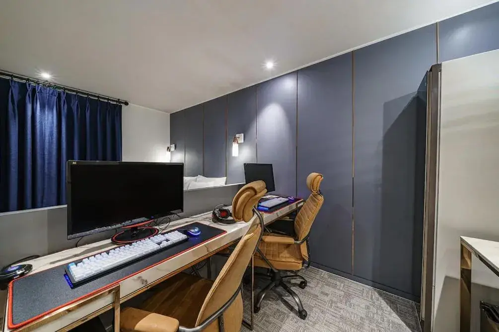 Deluxe Double Room in Brown-Dot Hotel Geomdan Deluxe Double Room in Brown-Dot Hotel Geomdan