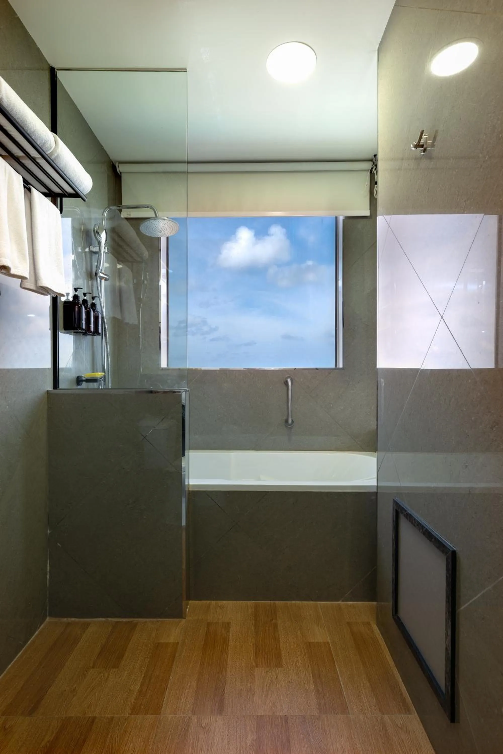 Toilet in Swarn by Hawks Hotels Kamadhoo Baa Atoll