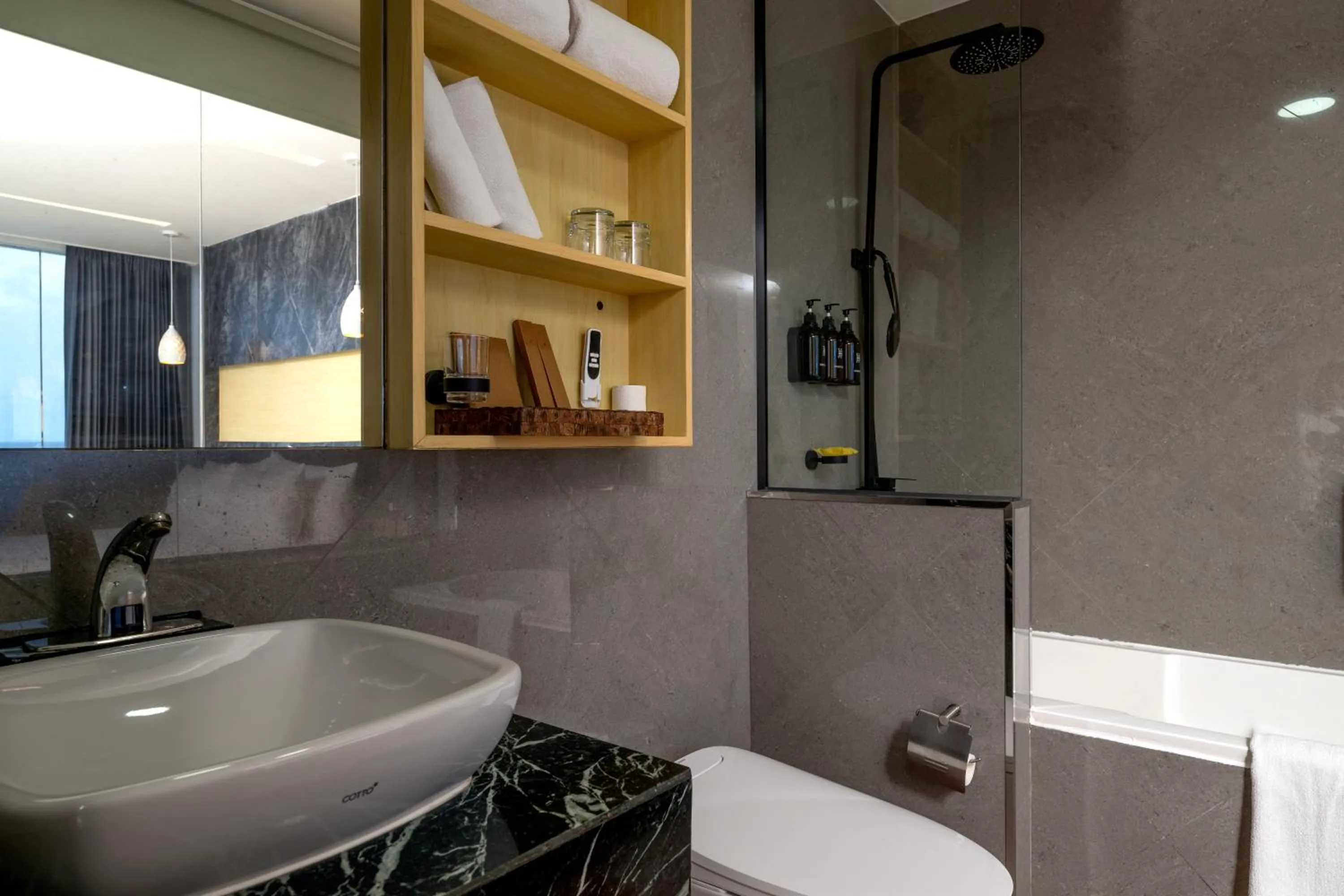 Toilet in Swarn by Hawks Hotels Kamadhoo Baa Atoll