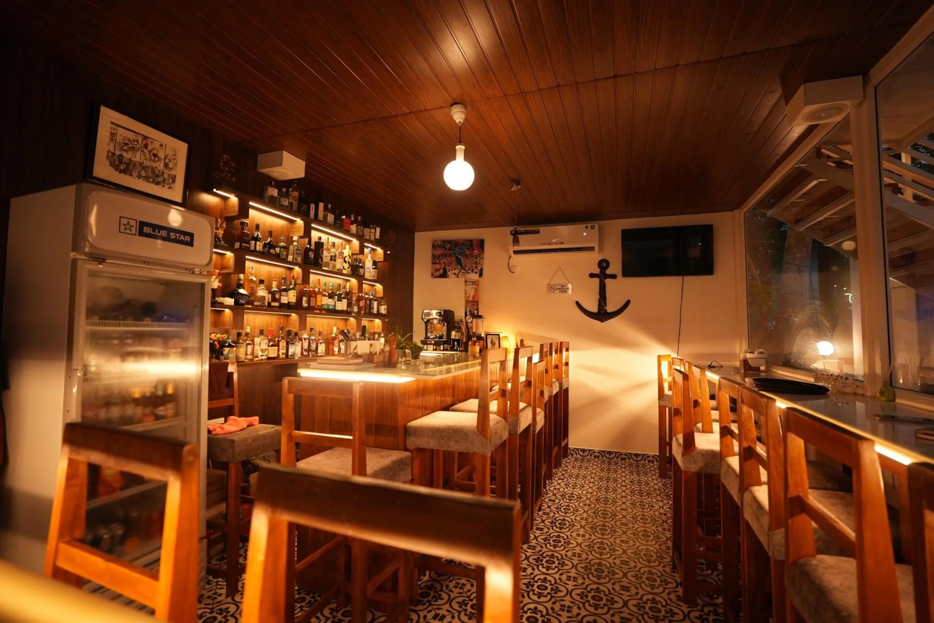 Lounge or bar in Whiteflower Cottages Vagator