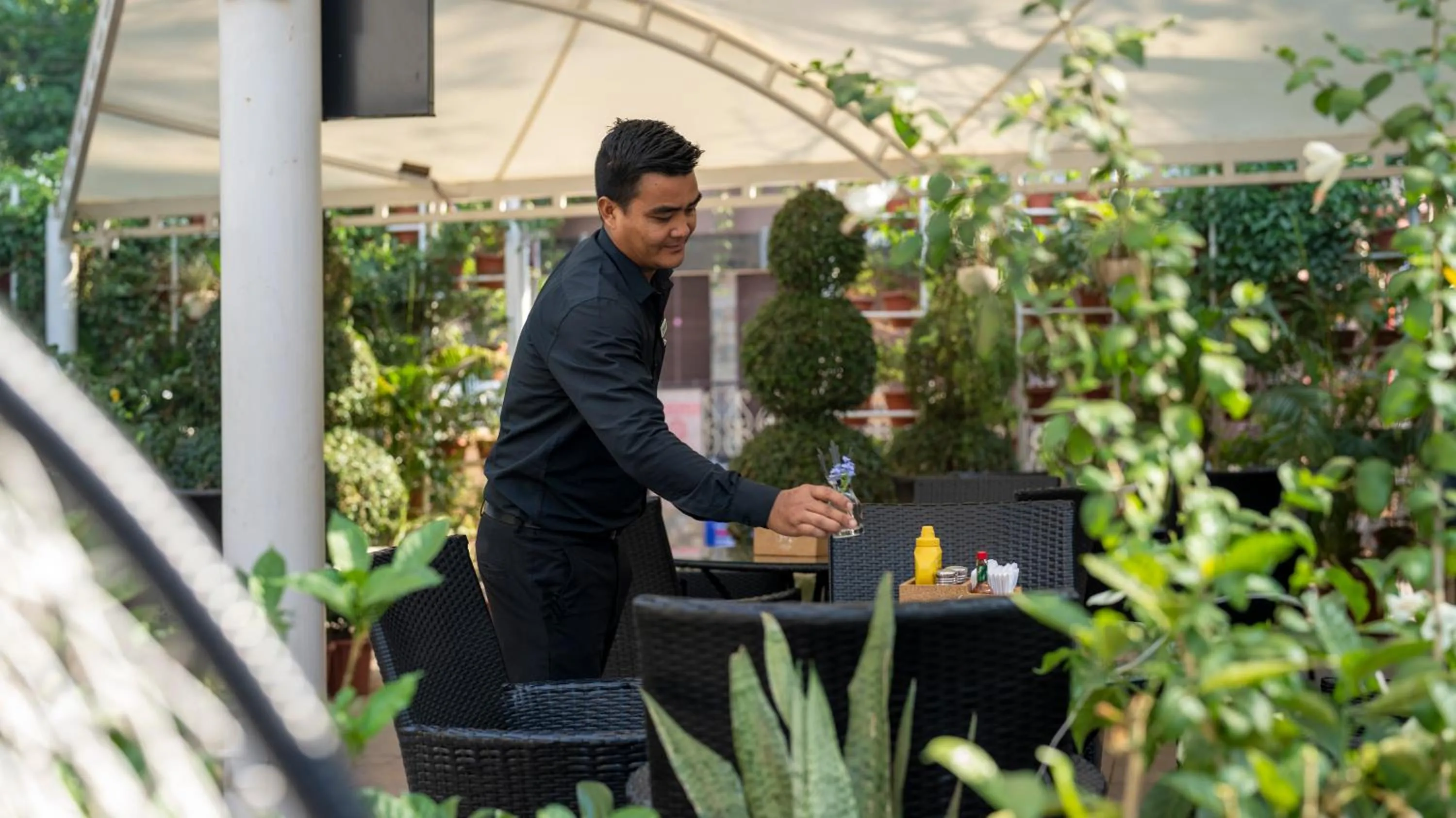 Staff in Whiteflower Cottages Vagator