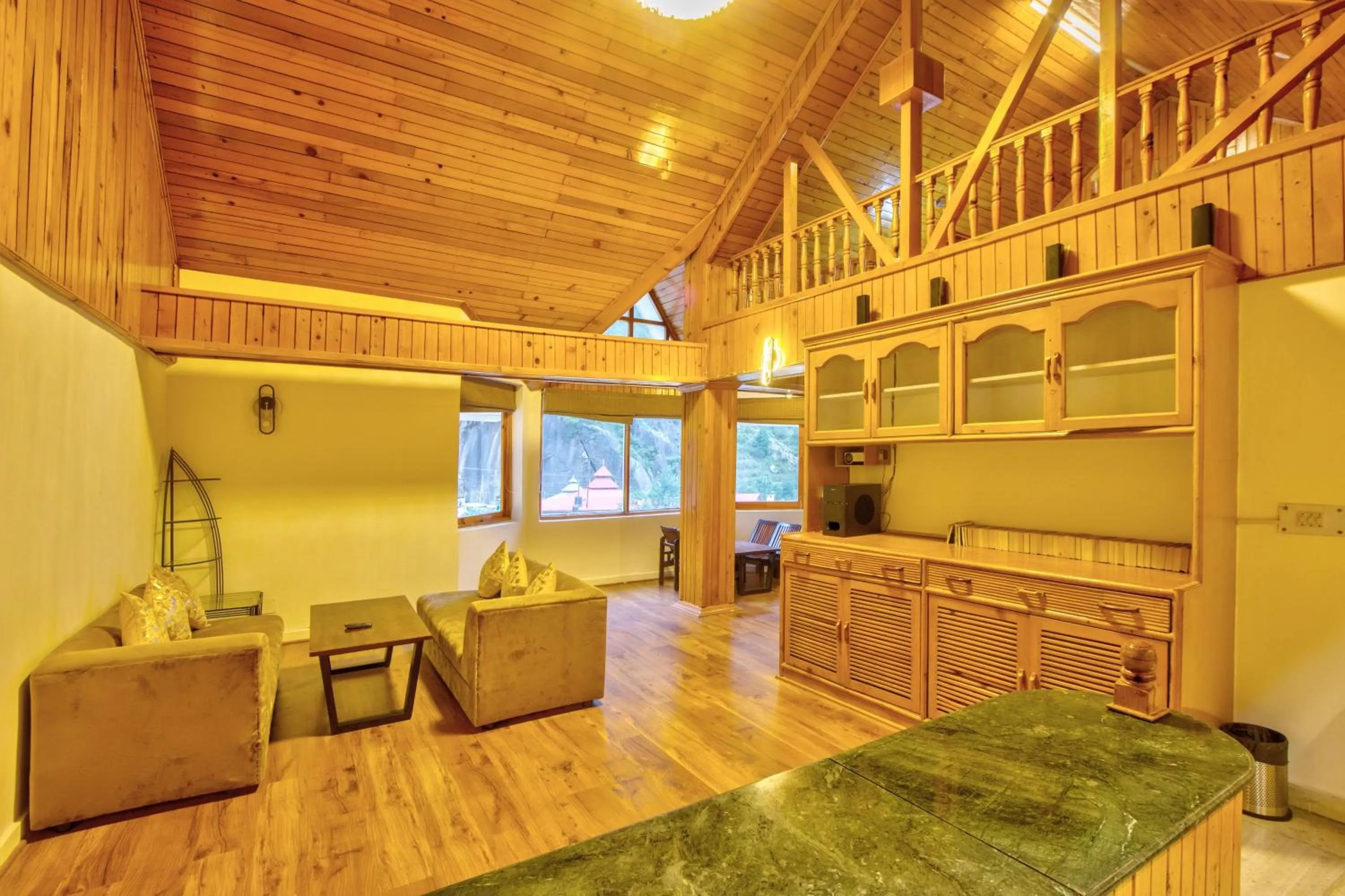 Seating area in PARADISE-The Whitehouse Cafe