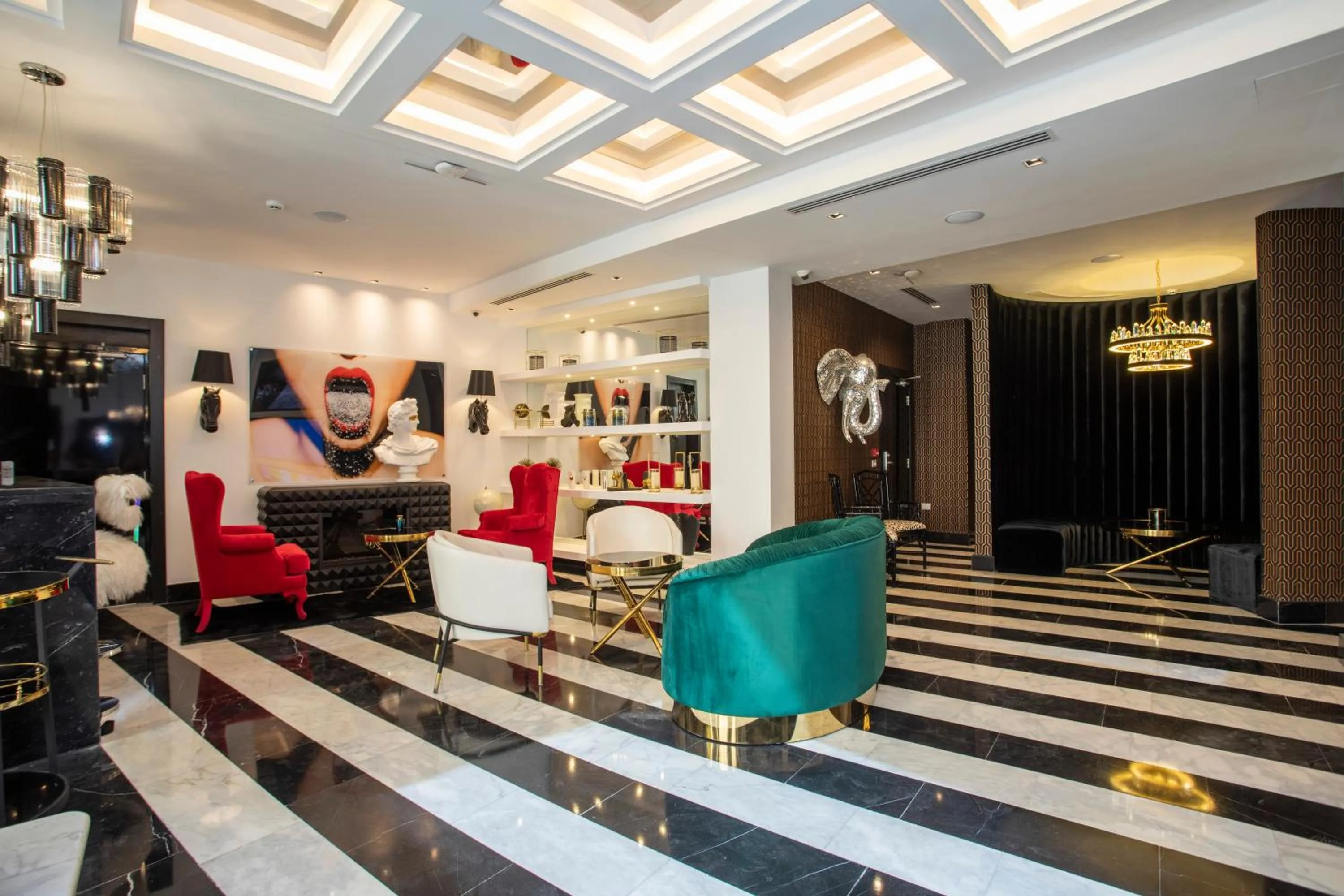 Lobby or reception in Hotel Philosophy