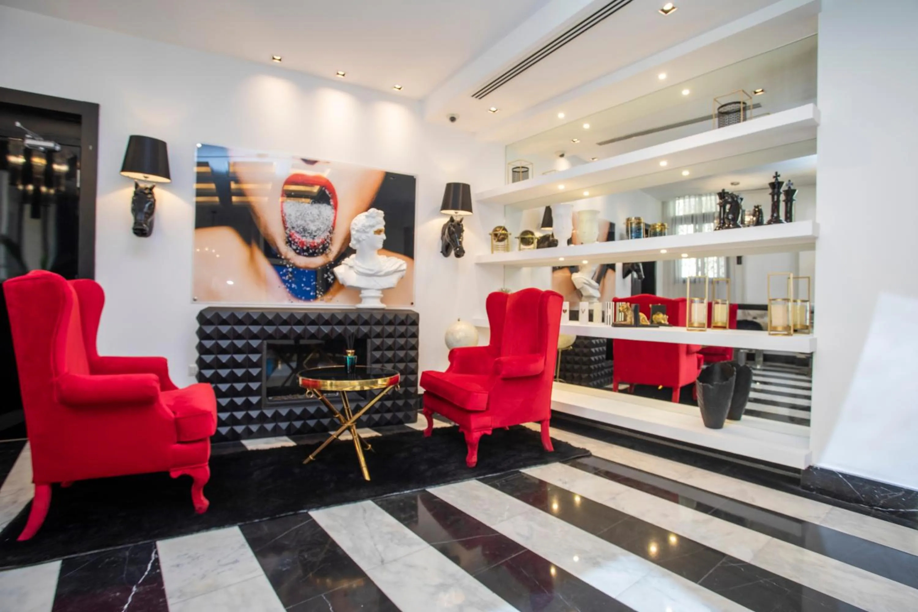 Lobby or reception in Hotel Philosophy