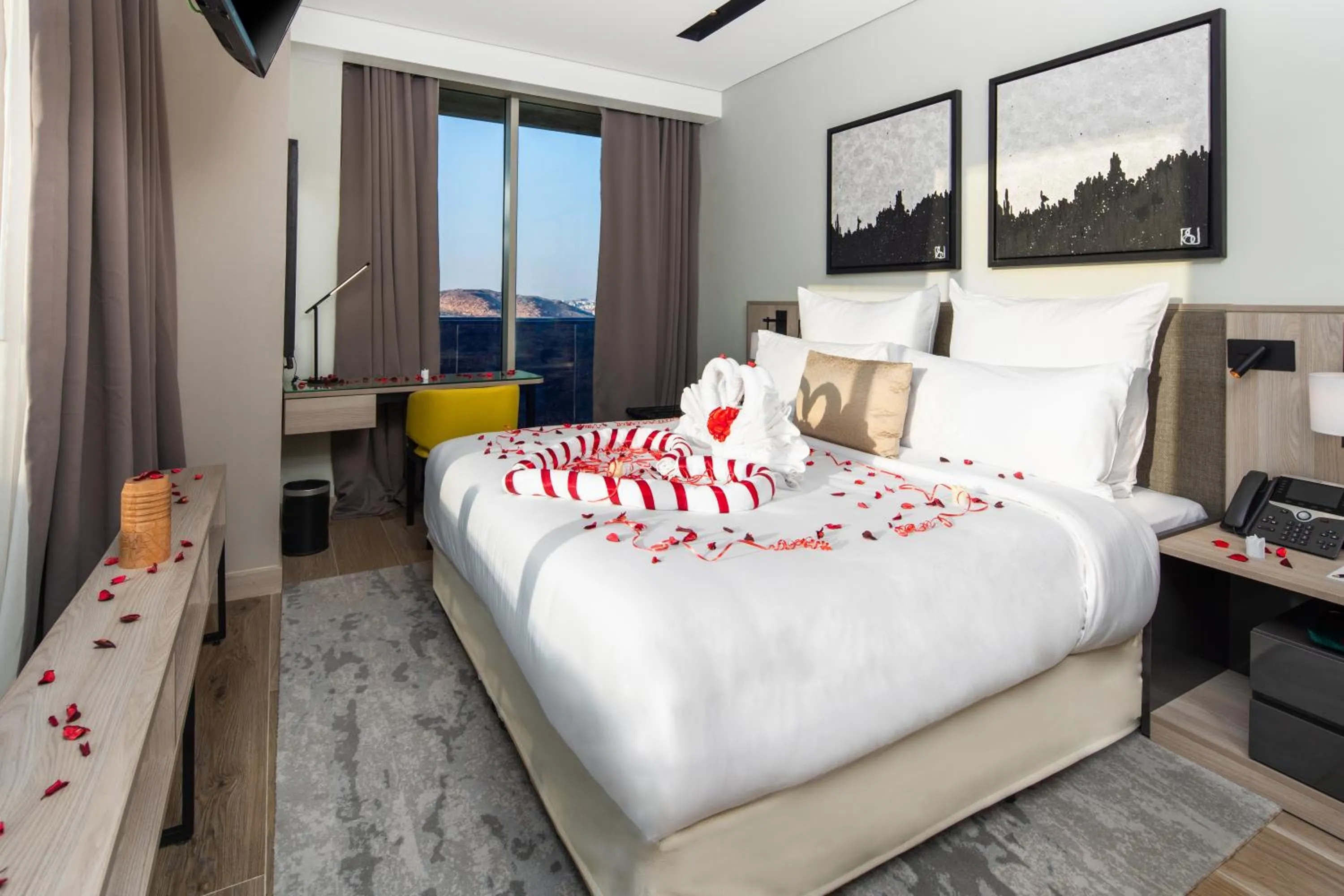 Bedroom, Bed in Citadines Abha