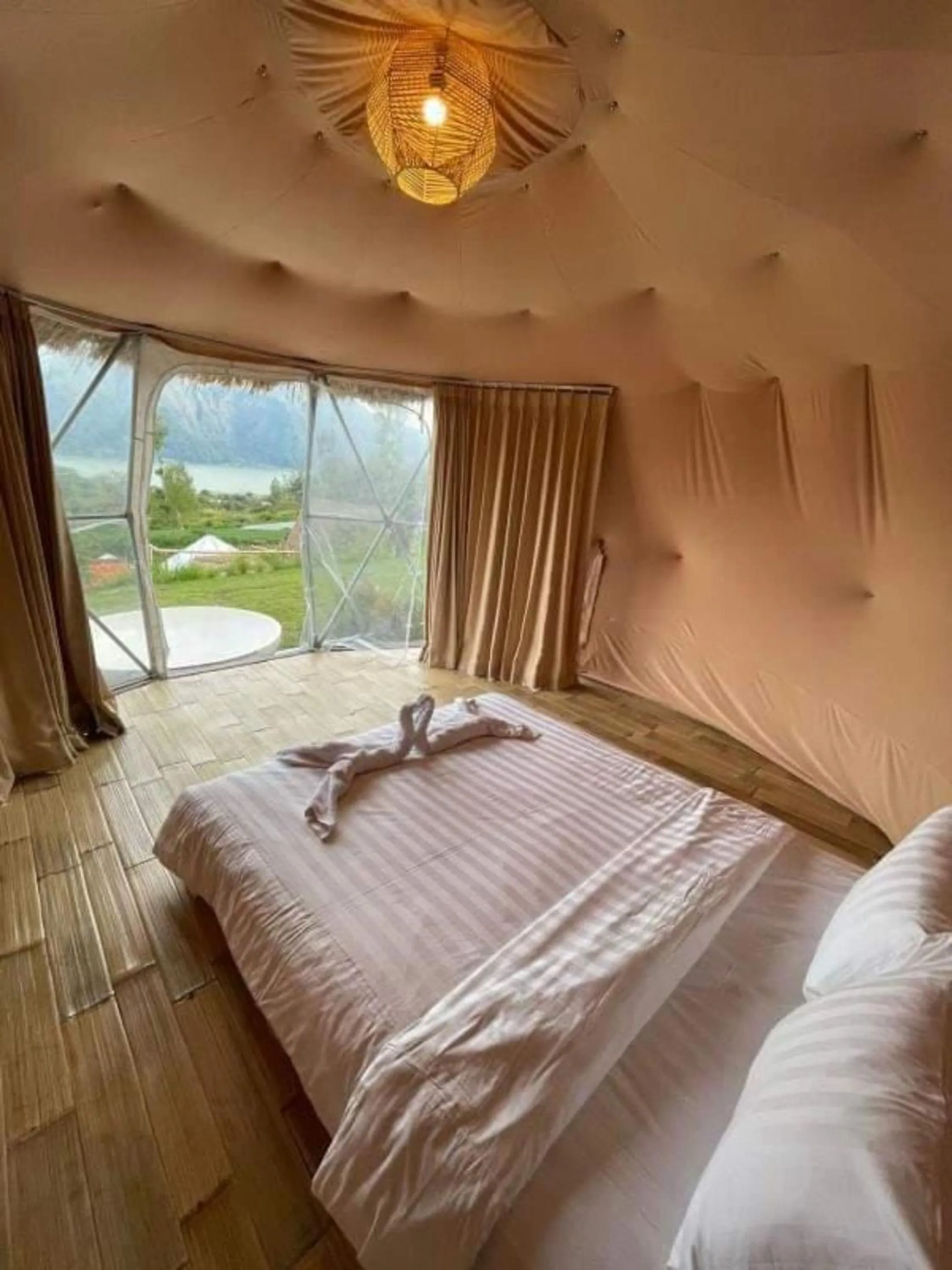 Bedroom, Bed in Segara Camp Kintamani