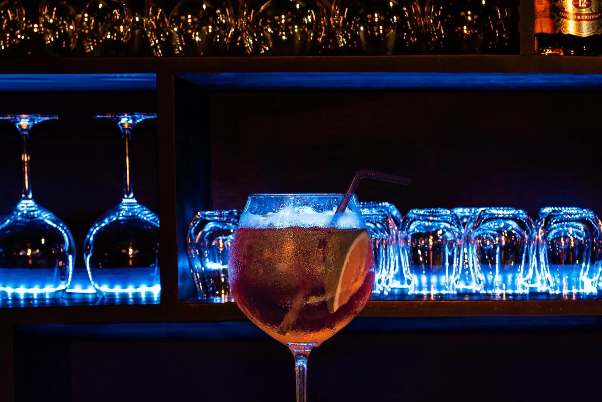 Lounge or bar in La Bastide de Caro