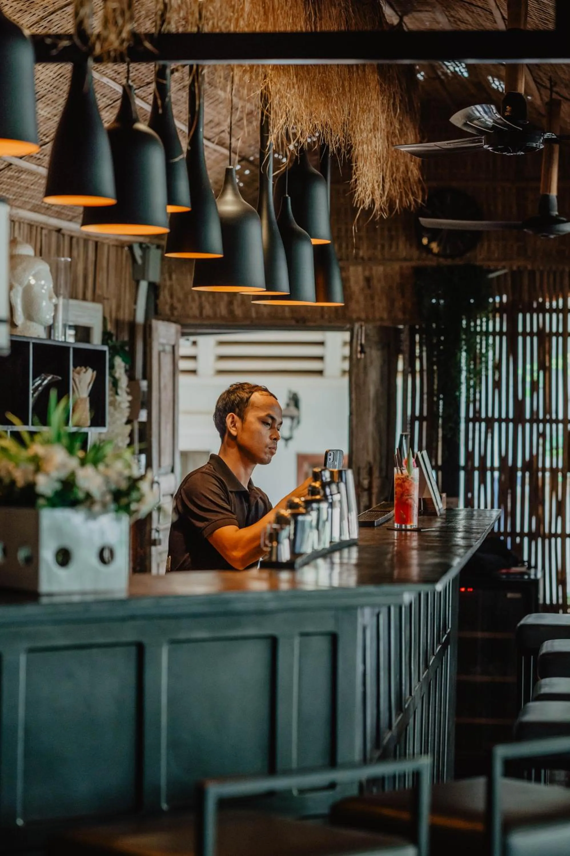 Lobby or reception in La Bastide de Caro