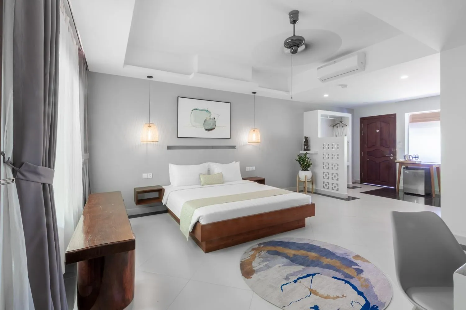 Bedroom, Bed in La Bastide de Caro