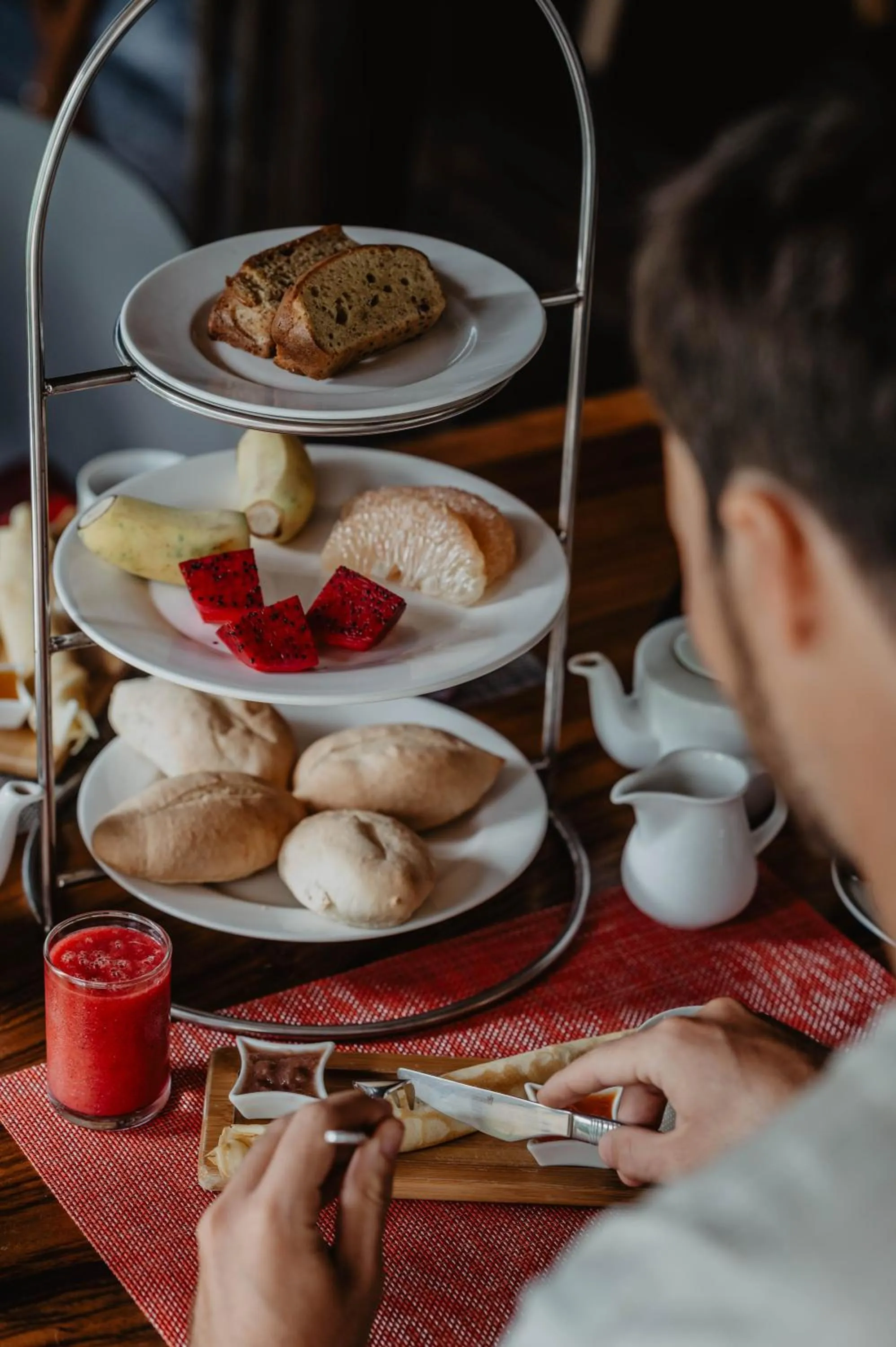 Breakfast in La Bastide de Caro