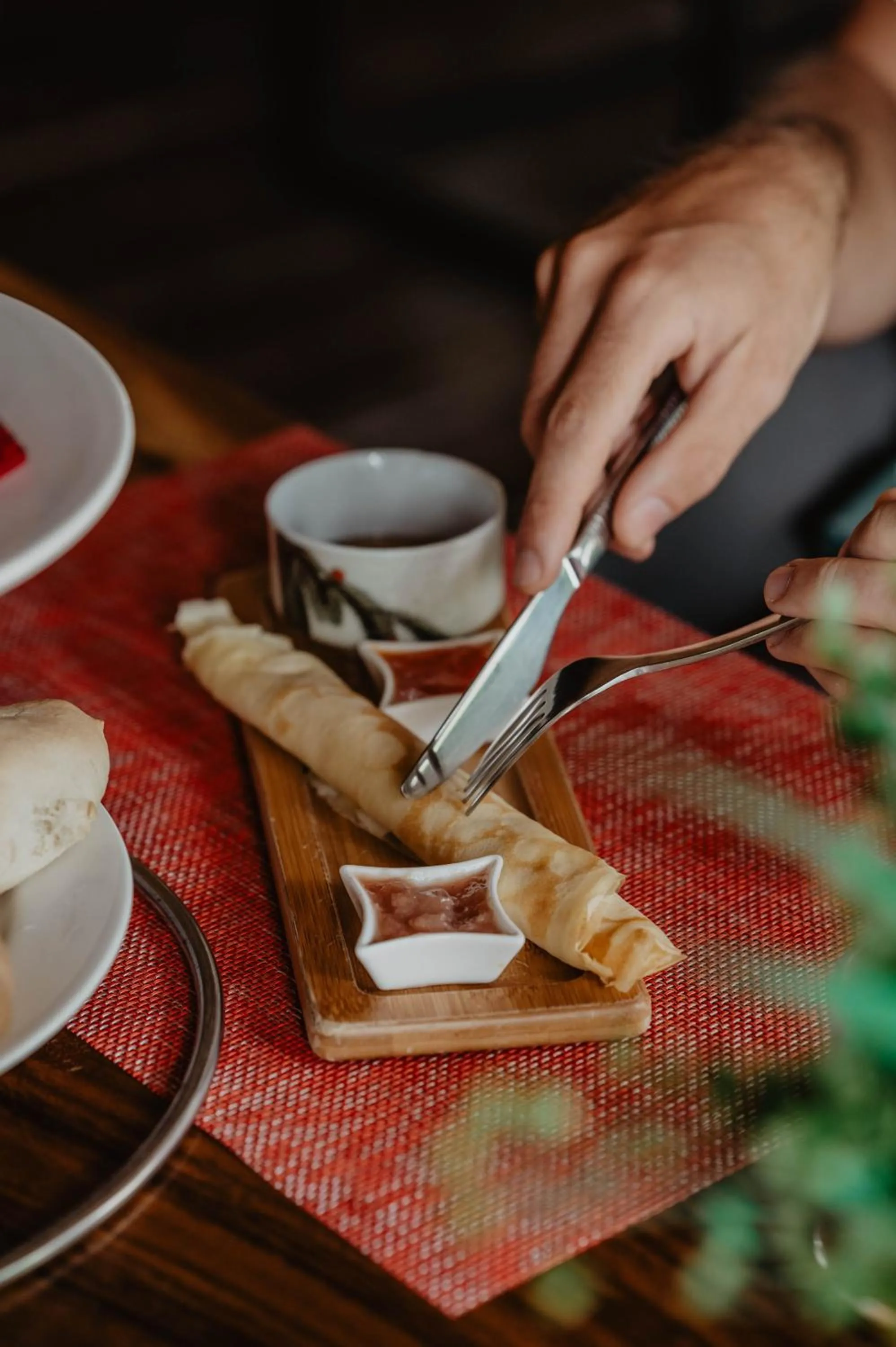 Breakfast in La Bastide de Caro
