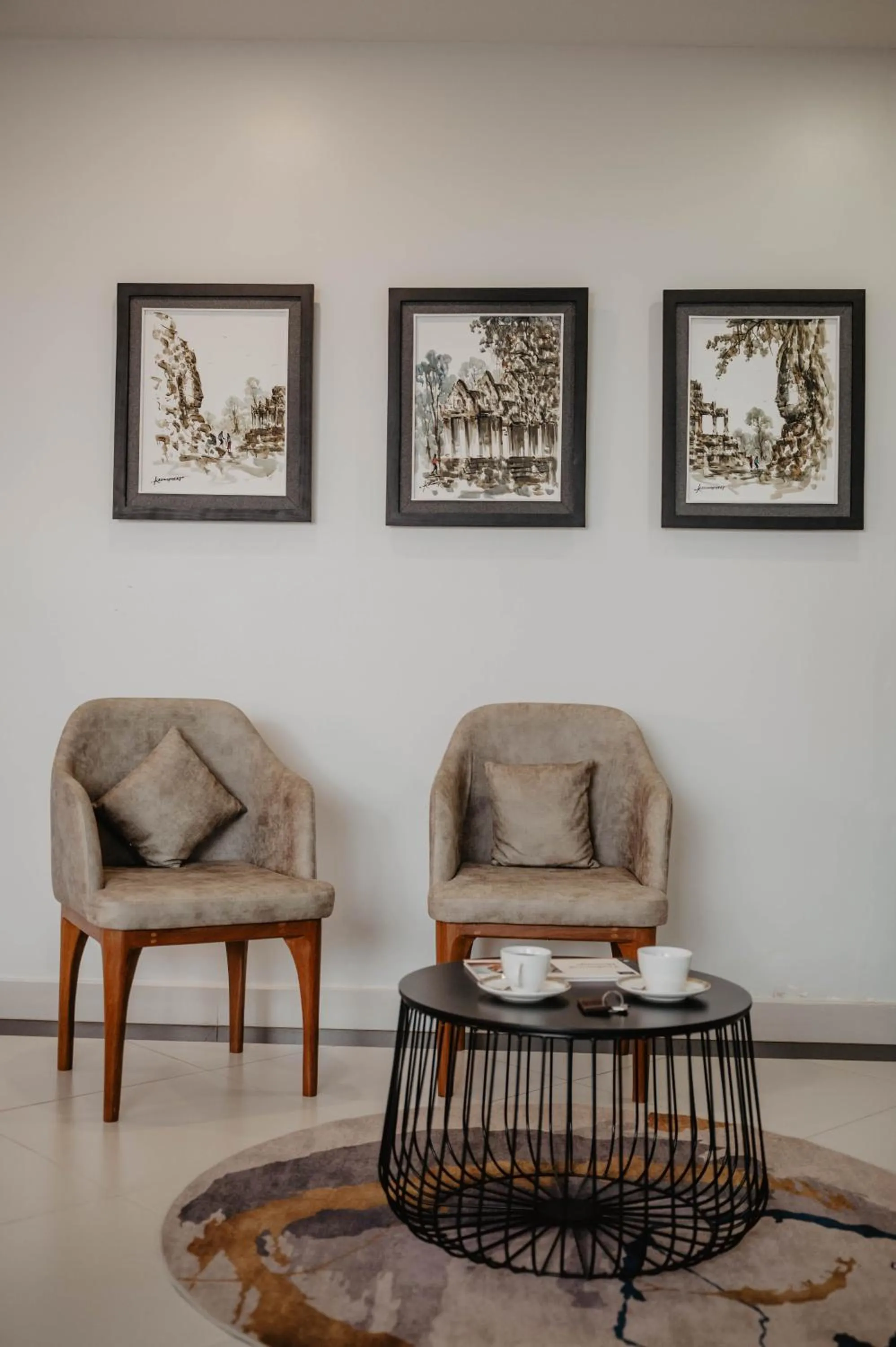 Lobby or reception in La Bastide de Caro