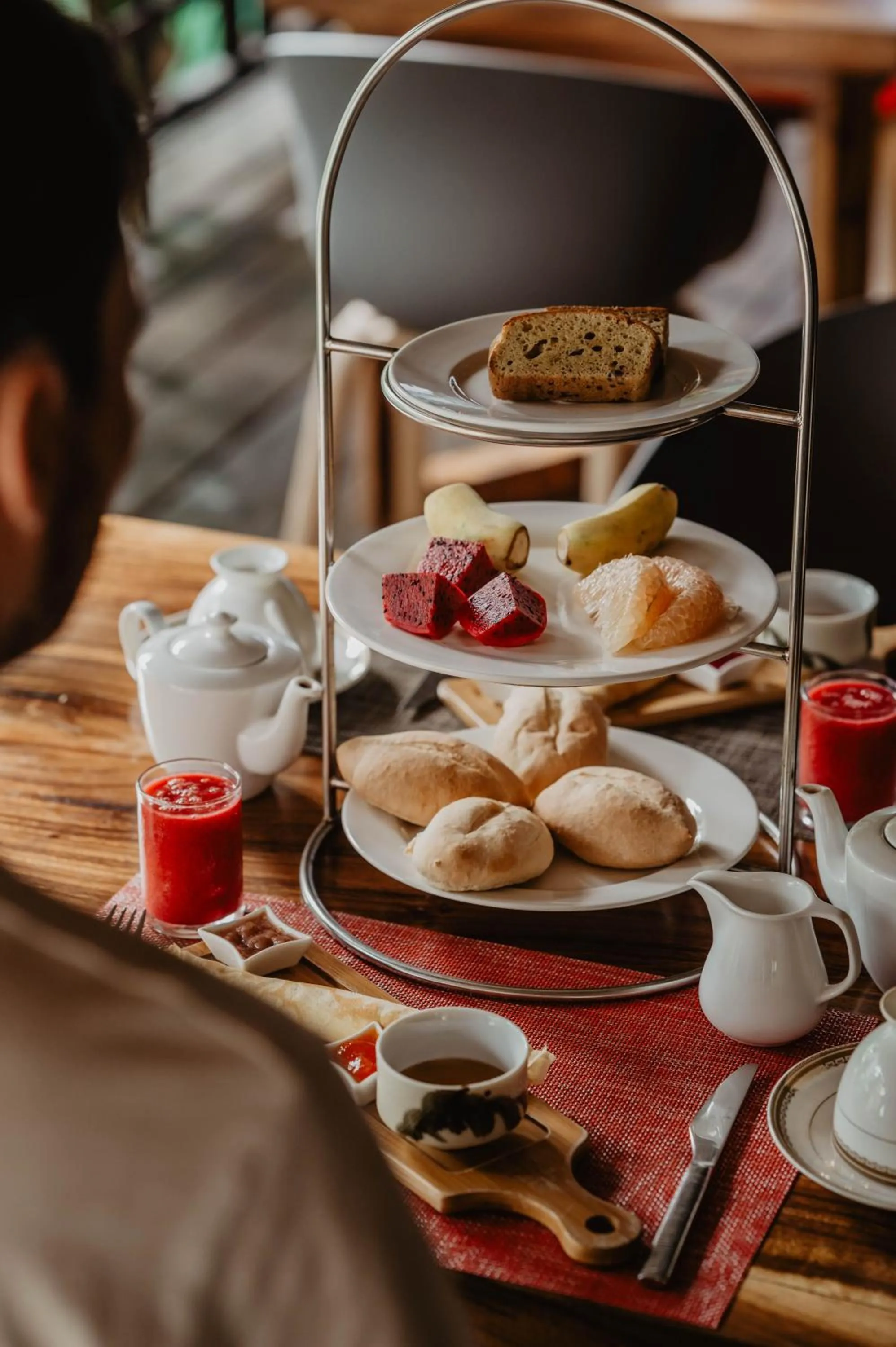 Breakfast in La Bastide de Caro