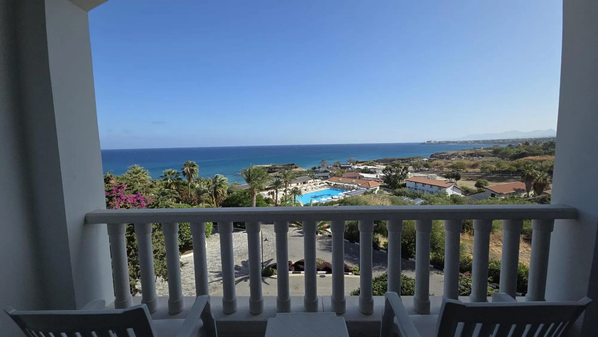 Balcony/Terrace in Denizkizi Hotel