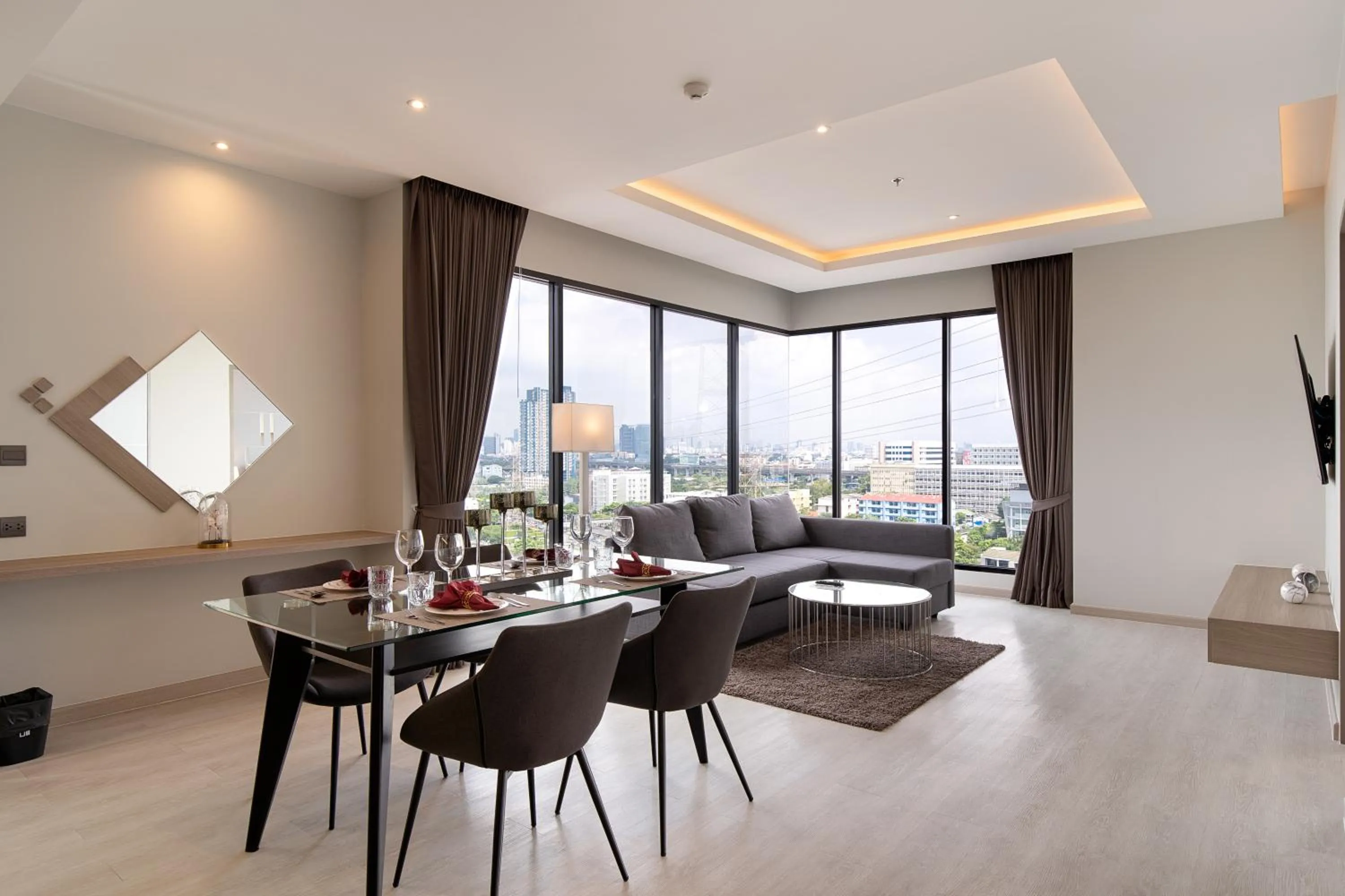 Seating area in Thaya Hotel Bangkok