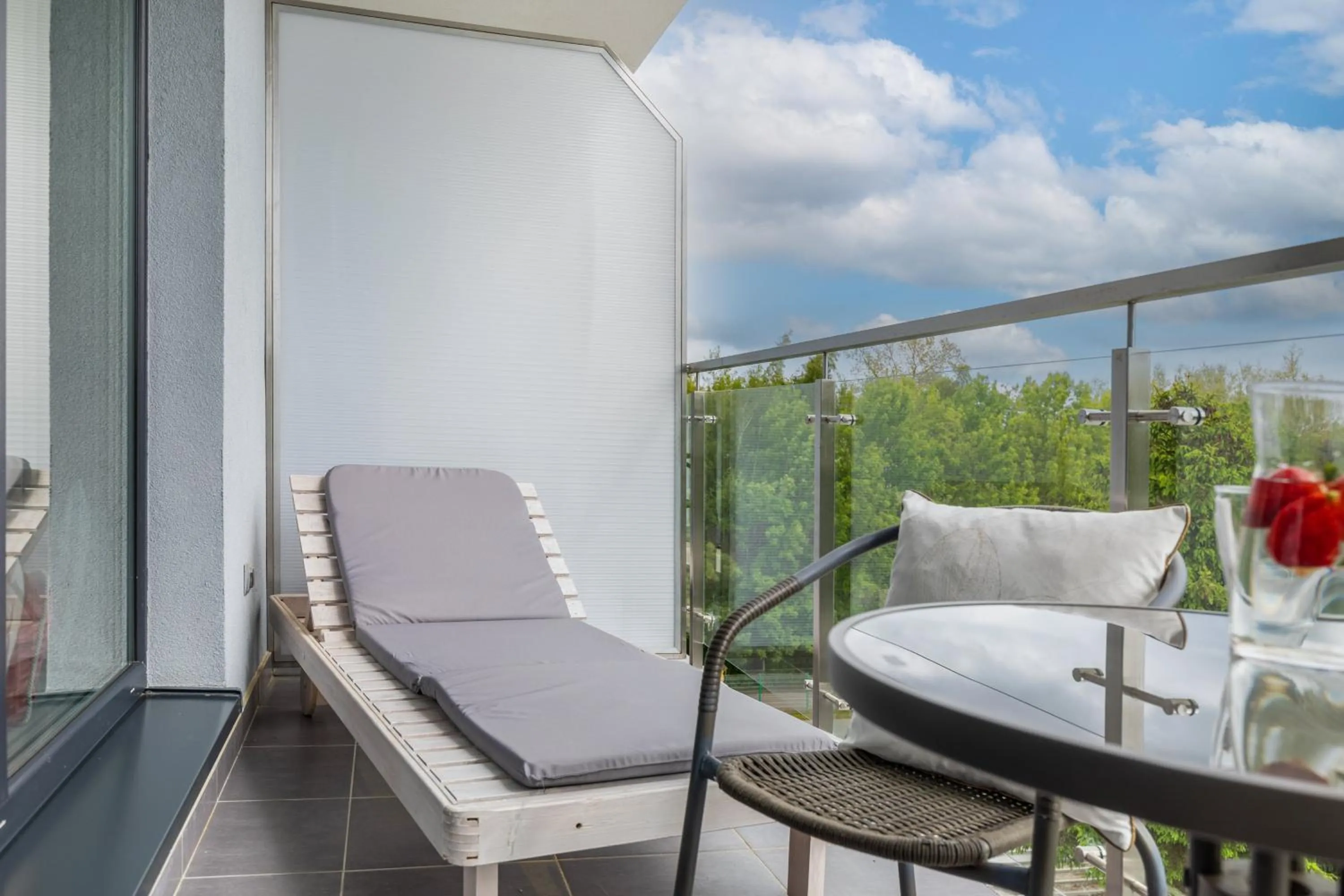 Balcony/Terrace in Seaside Apartamenty Dominikana I Sianożęty Basen&Jakuzzi&Parking