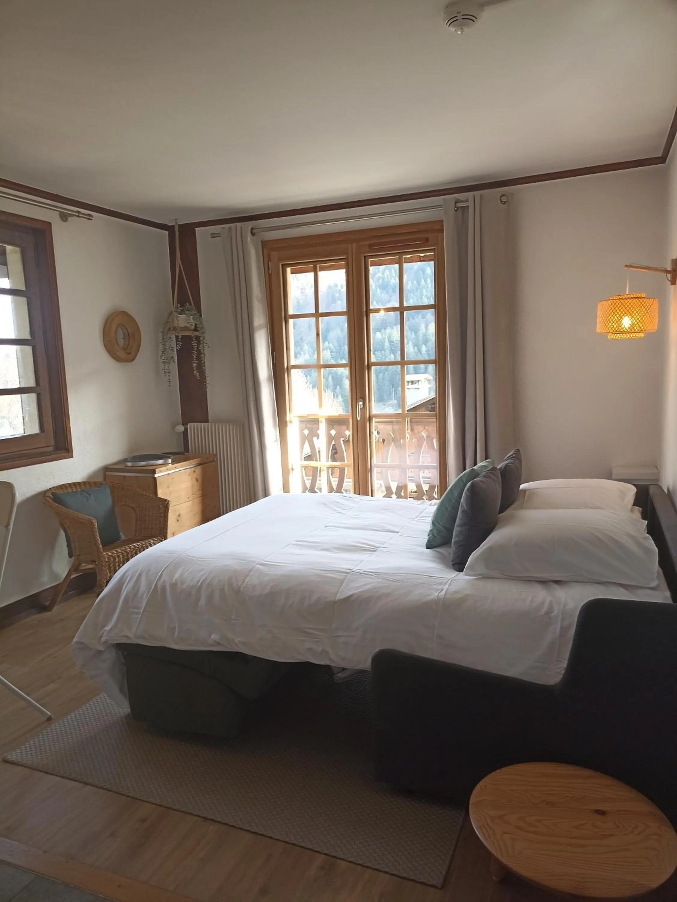 Bed in Chalet Appart'Hôtel l'Eau Vive