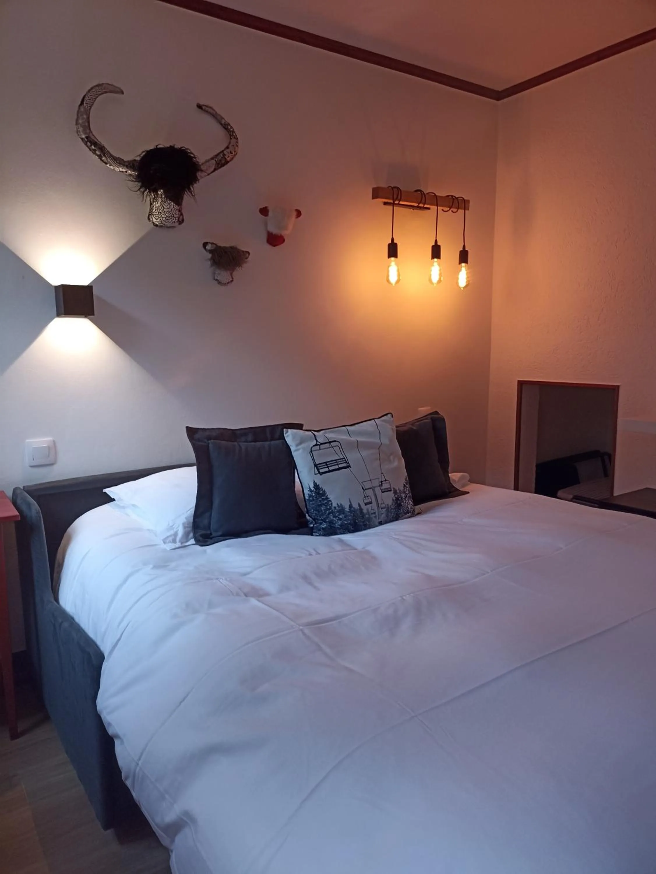 Bed in Chalet Appart'Hôtel l'Eau Vive