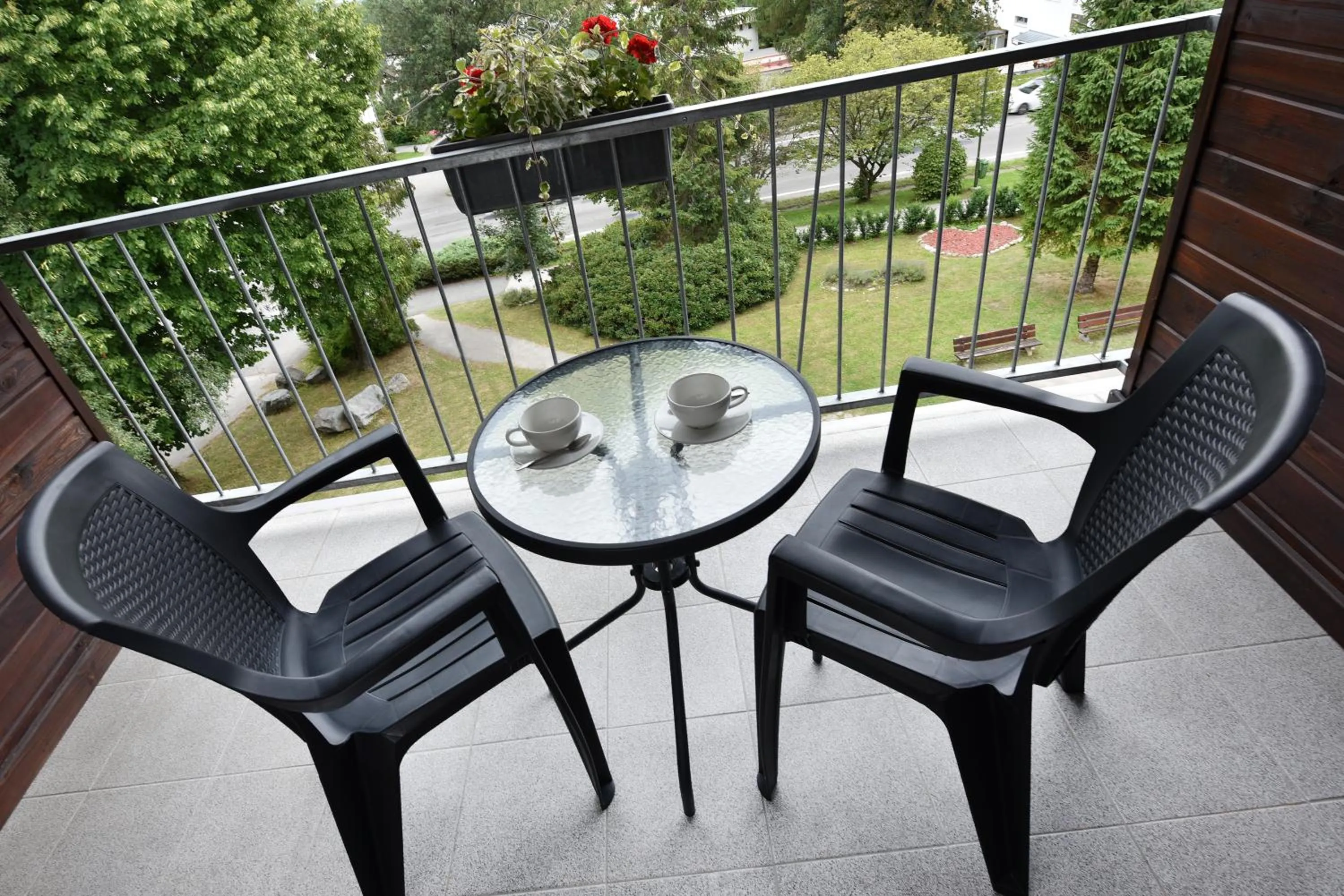 Balcony/Terrace in APLEND Hotel Lujza Major